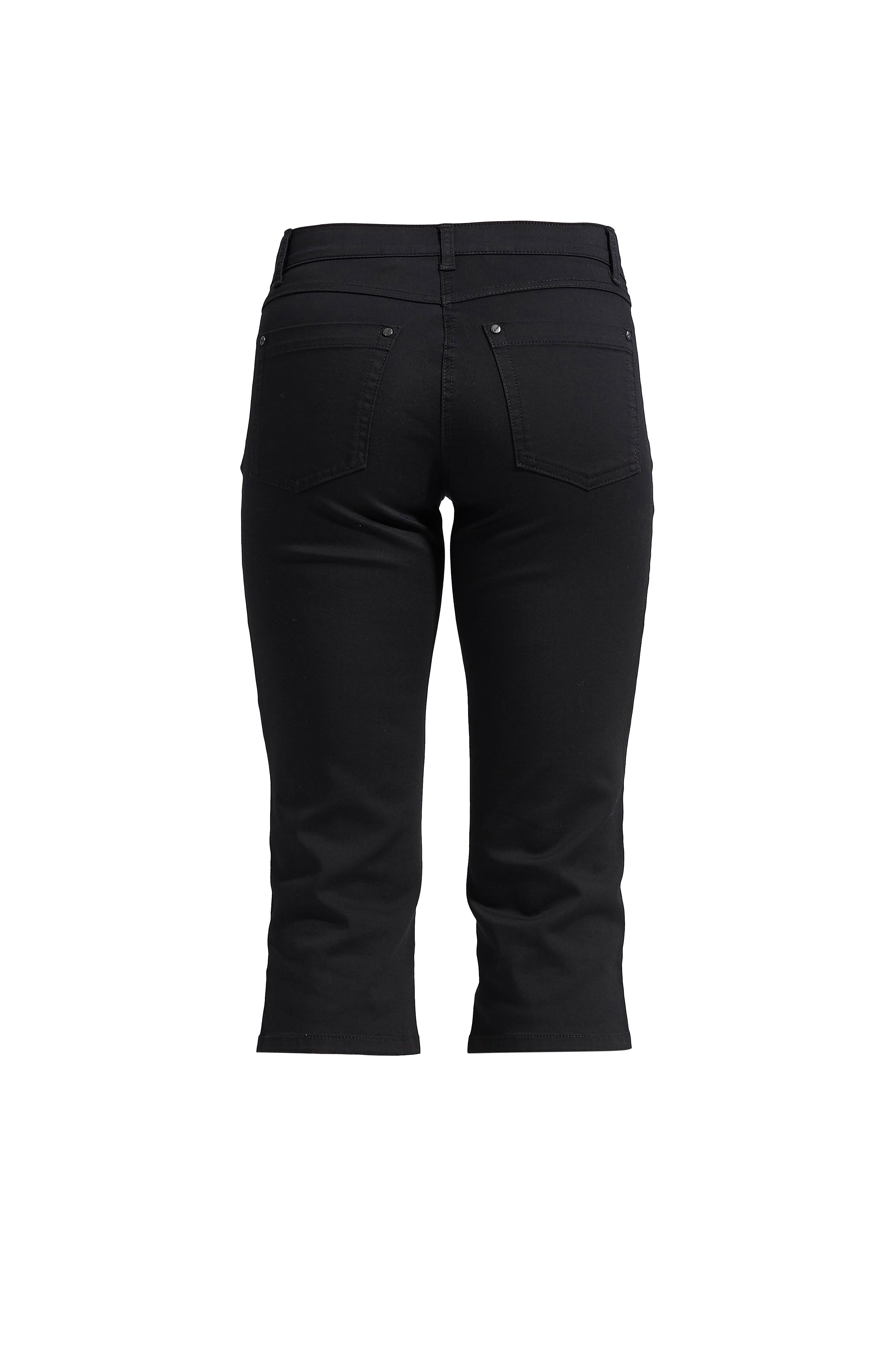 LAURIE  Charlotte Regular Capri Bukser Regular 99100 Black