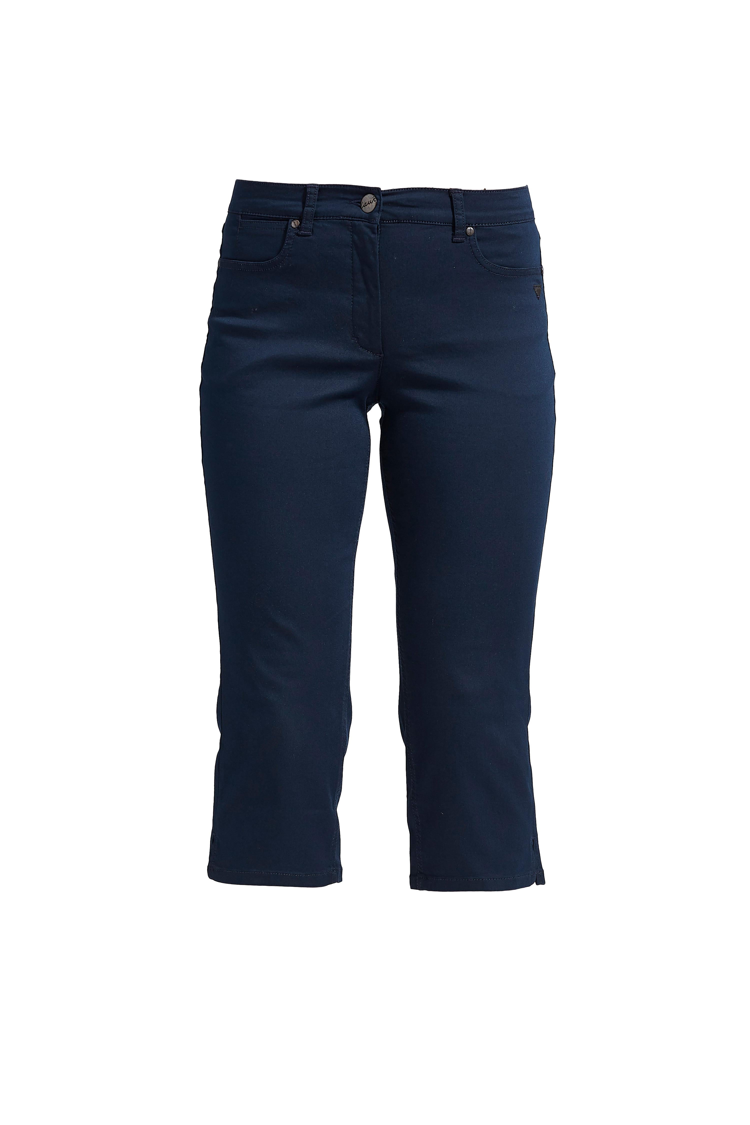 LAURIE  Charlotte Regular Capri Bukser Trousers REGULAR 49200 Navy