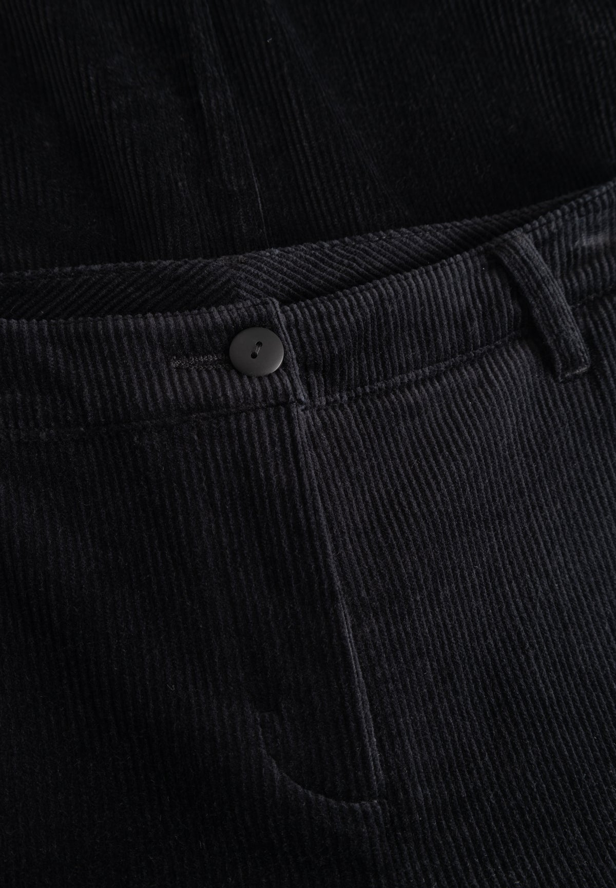 LAURIE Charm Loose Fløyel - Medium Length Loose 99000 Black