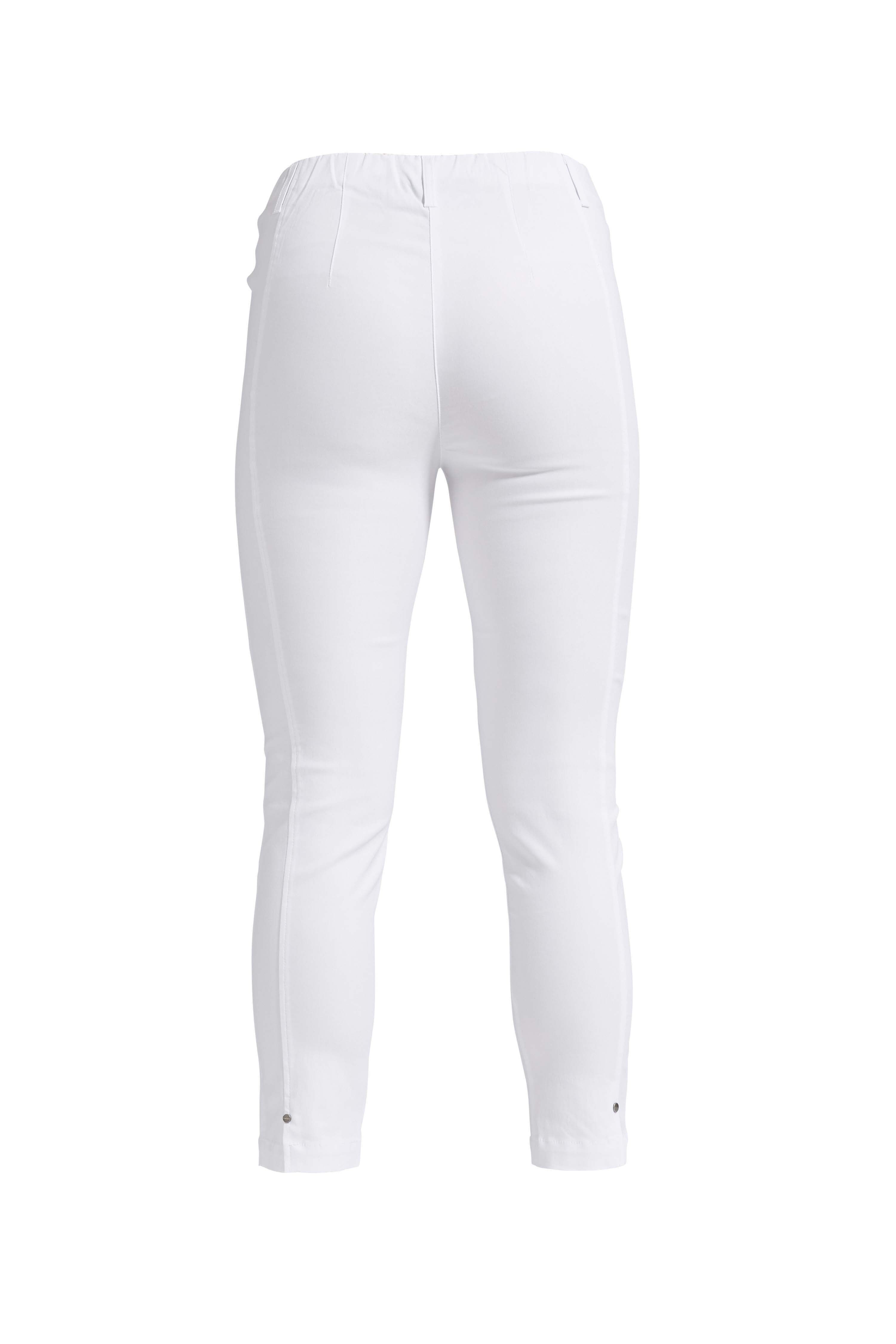 LAURIE Chloe Slim Crop Trousers SLIM 10970 White