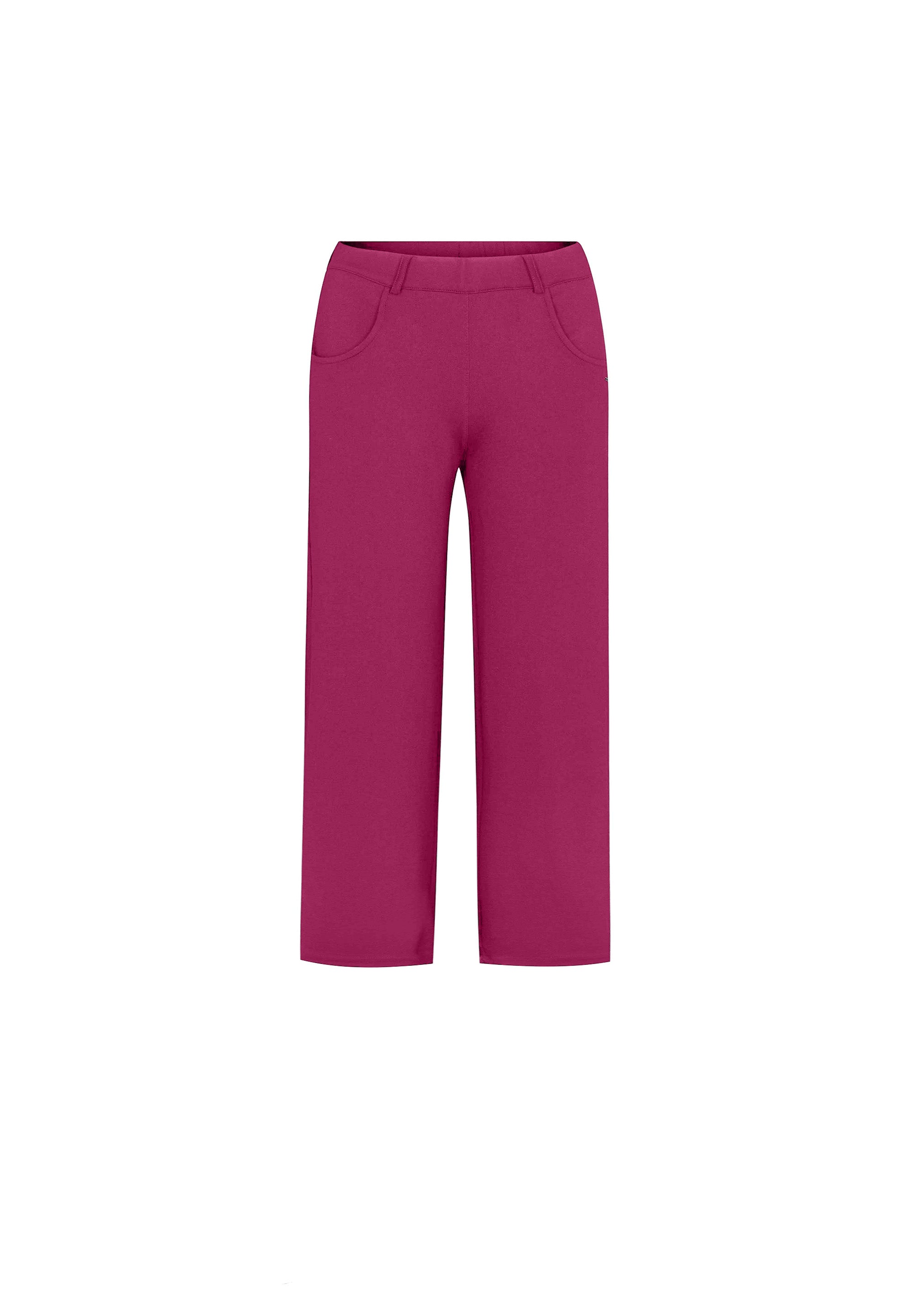 LAURIE Donna Loose Crop Trousers LOOSE 31100 Ruby