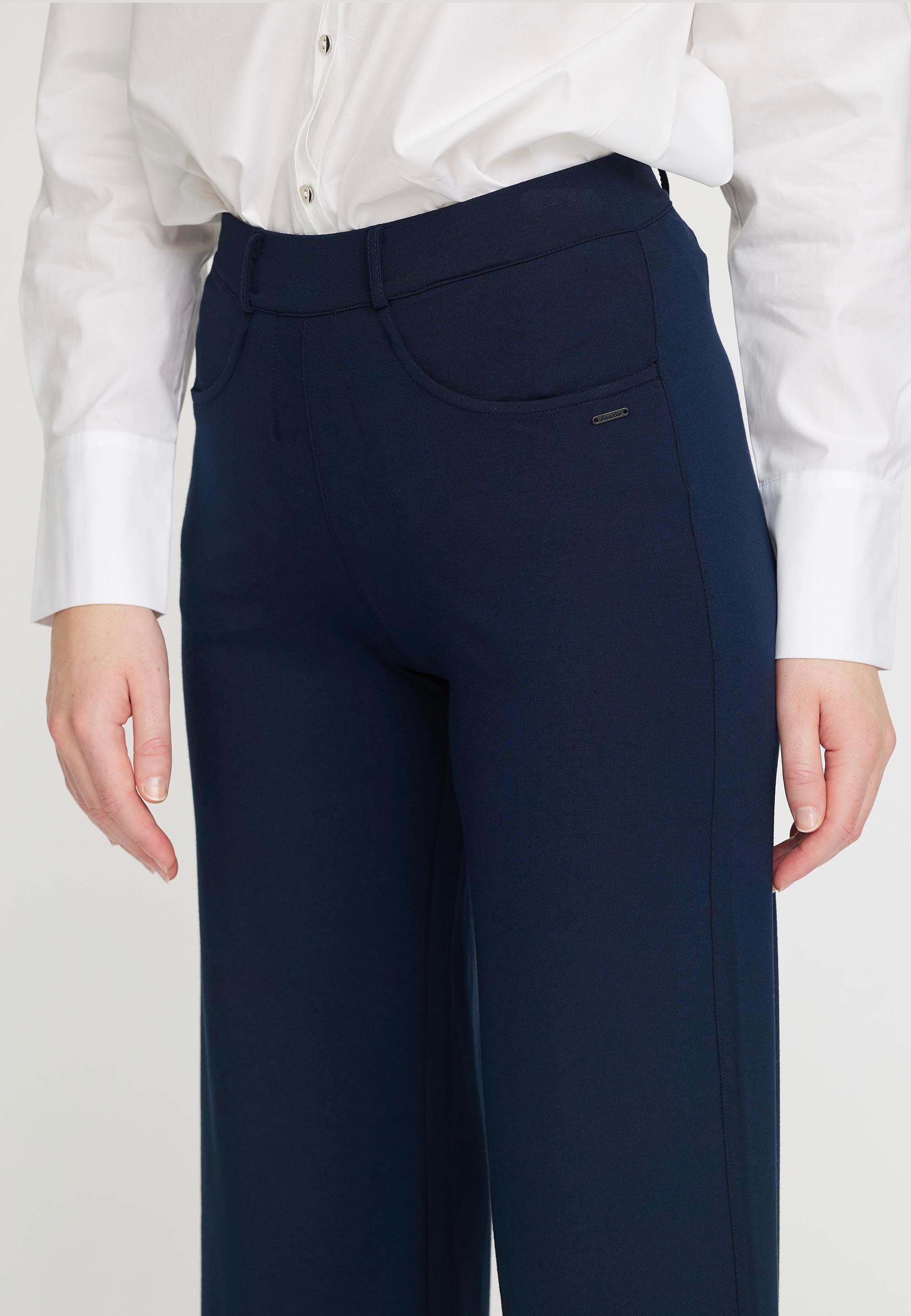 LAURIE Donna Loose Cropped Loose 49104 Navy