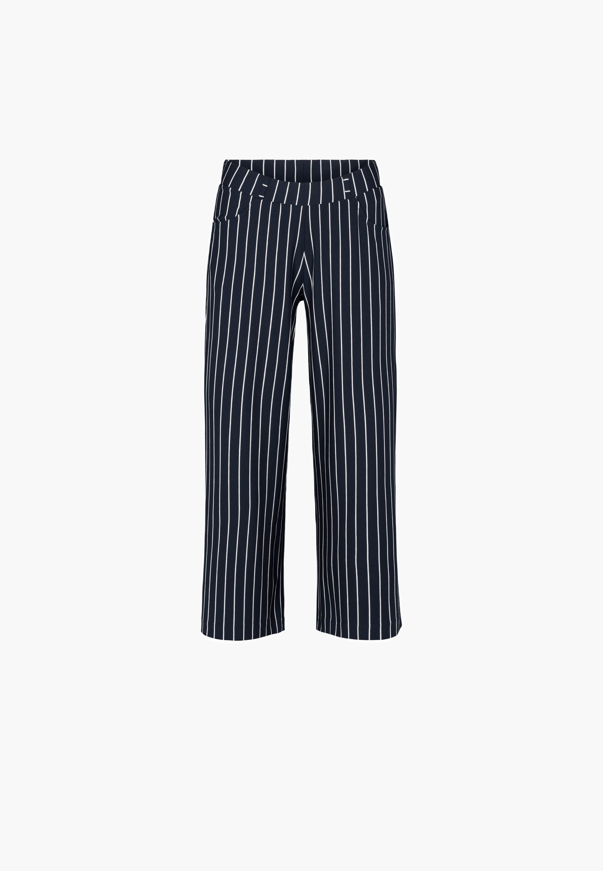 LAURIE Donna Loose Cropped Loose 49222 Navy Stripe