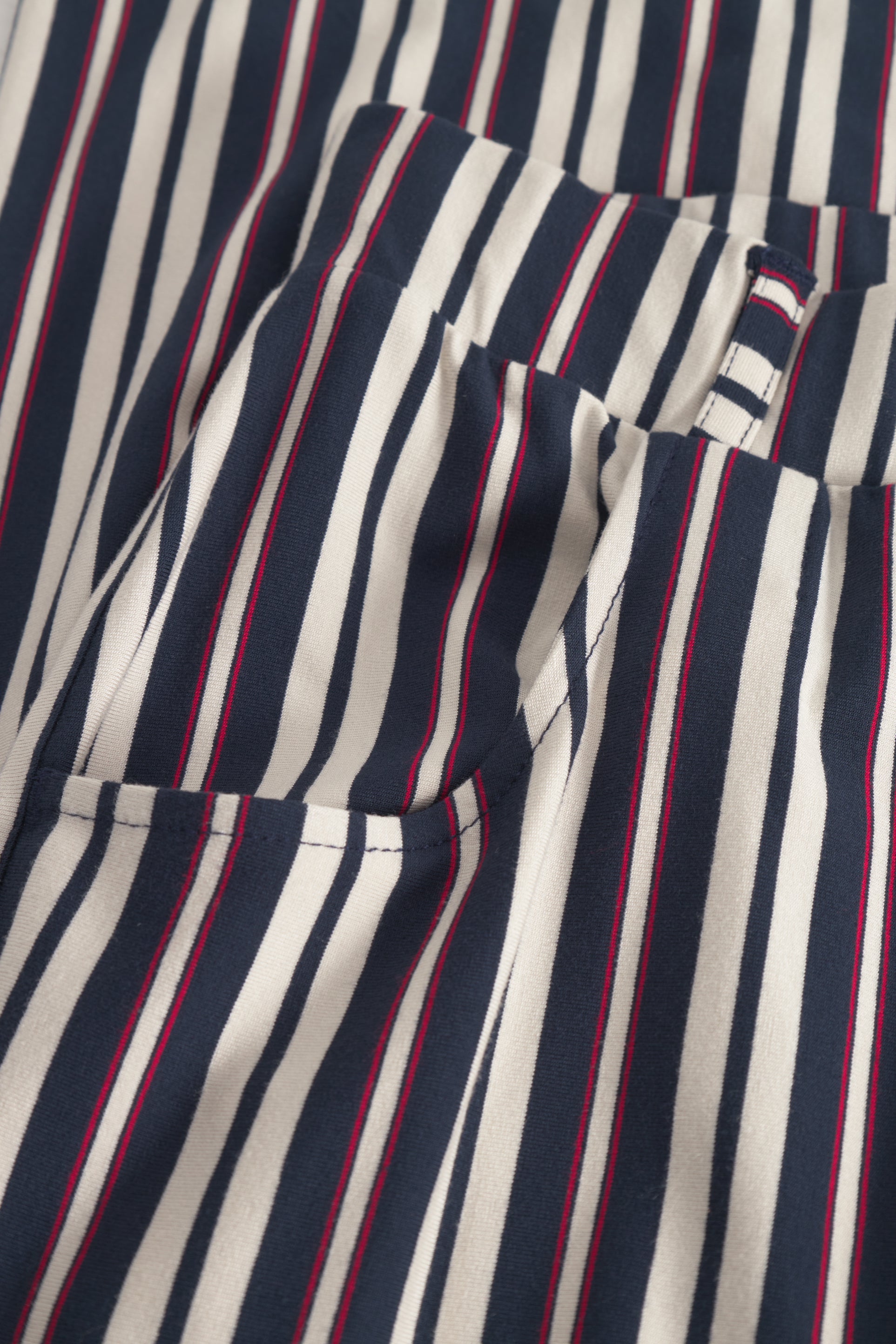 LAURIE Donna Loose Jersey - Cropped Loose 49139 Nautical Stripe