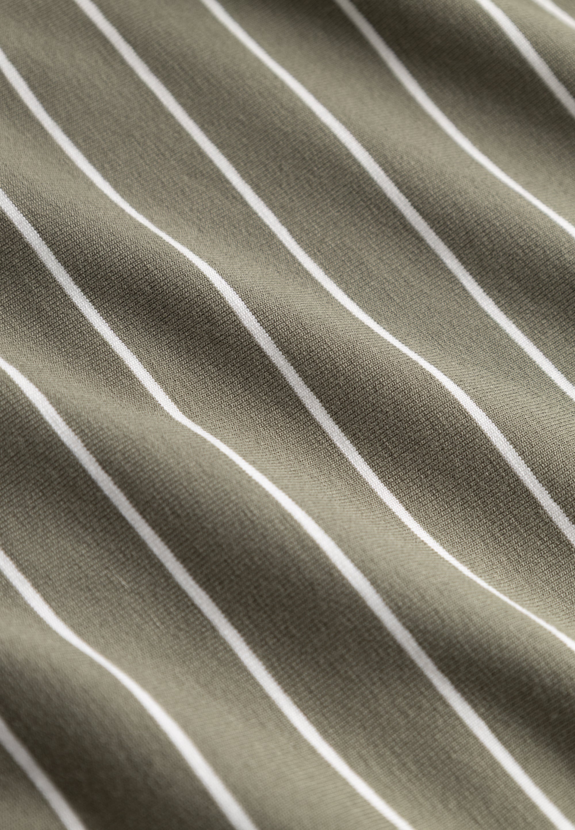 LAURIE Donna Loose Jersey - Cropped Loose 55222 Khaki stripe