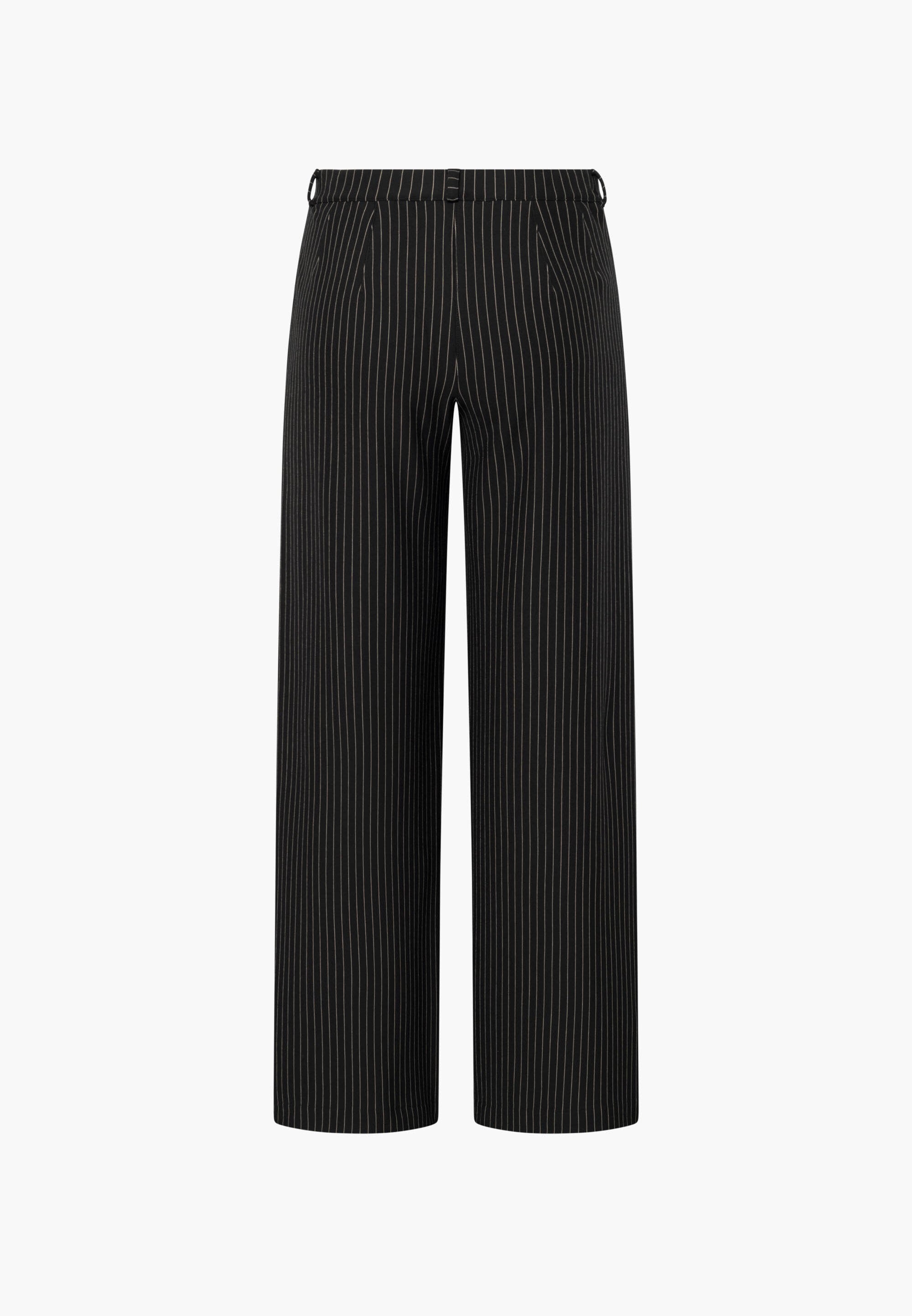 LAURIE Donna Loose Jersey - Medium Length Loose 99027 Black Stripe Brushed