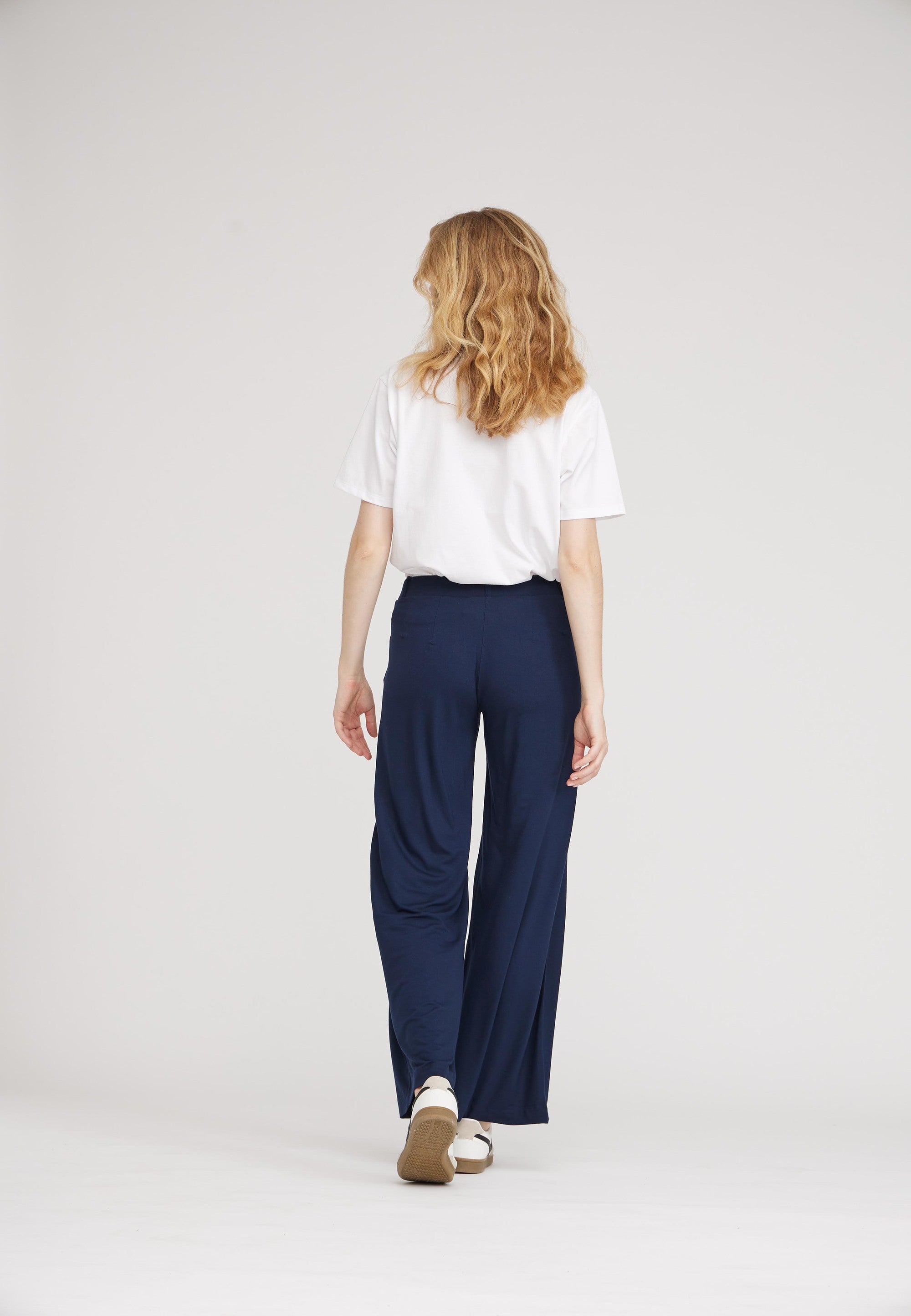 LAURIE  Donna Loose Jersey - Short Length Loose 49104 Navy