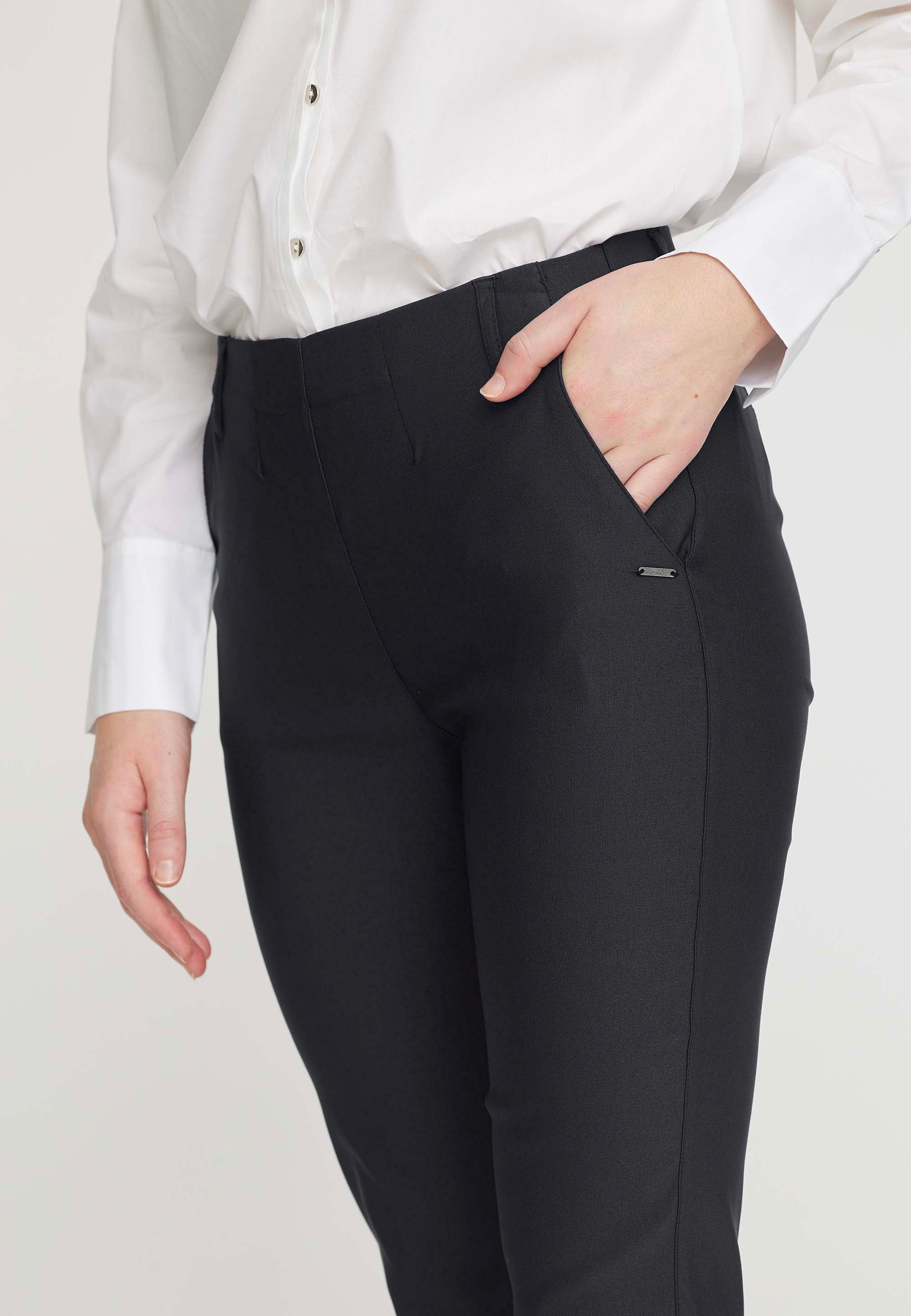 LAURIE Elizabeth Slim Crop Trousers SLIM 99000 Black