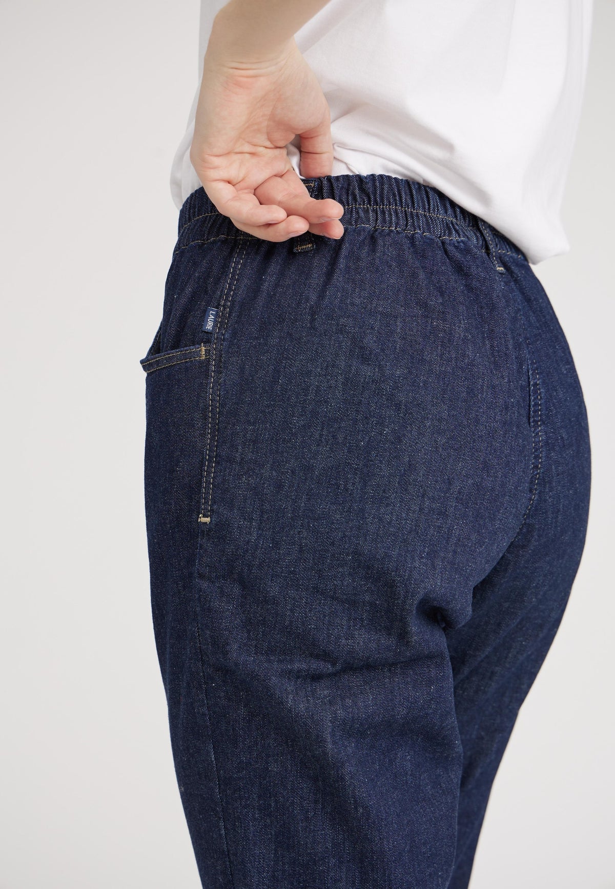 LAURIE Ellie Relaxed - Short Length Relaxed 49501 Dark Blue Denim