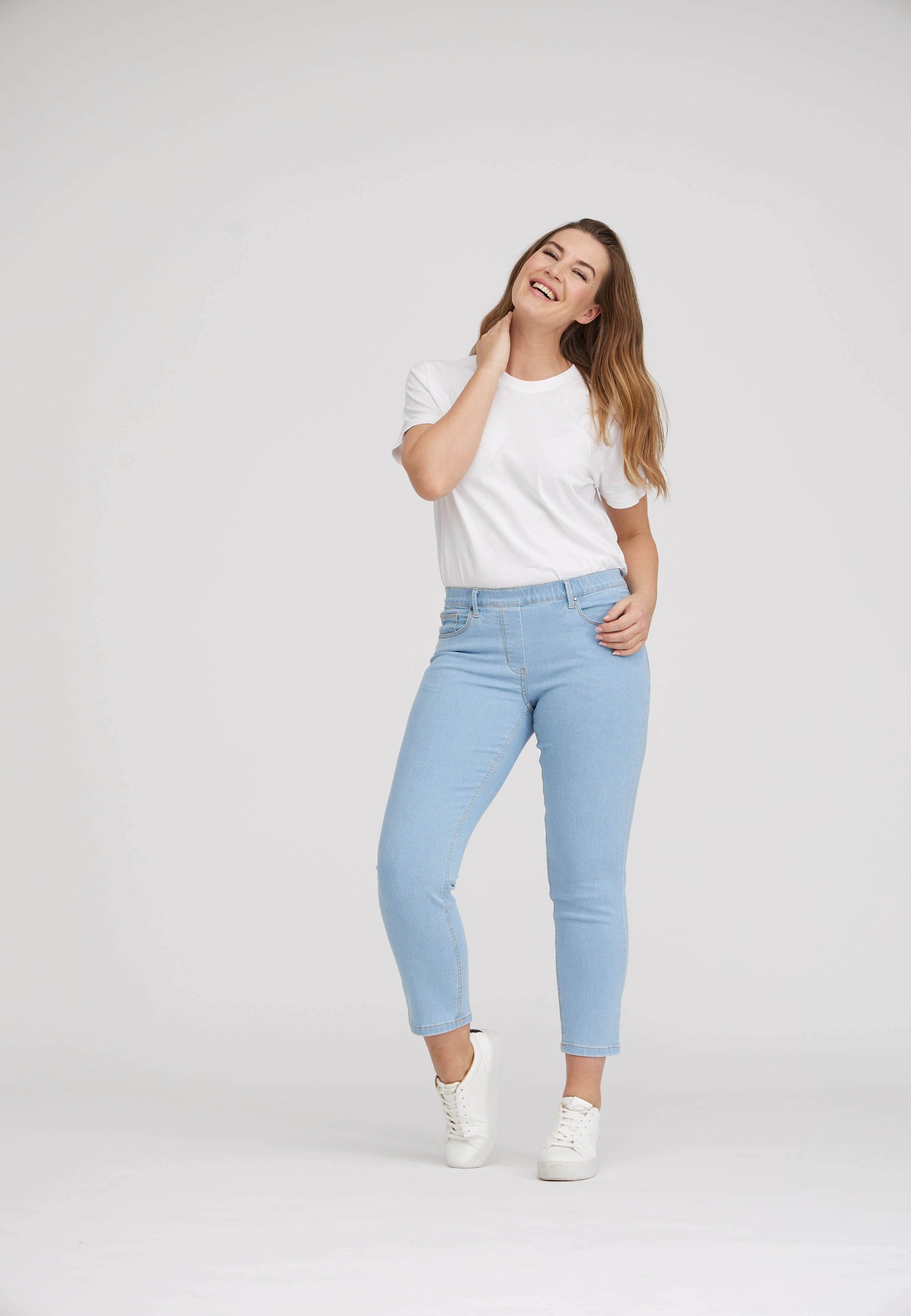 LAURIE  Hannah Regular - Extra Short Length Regular 49301 Light Blue Denim
