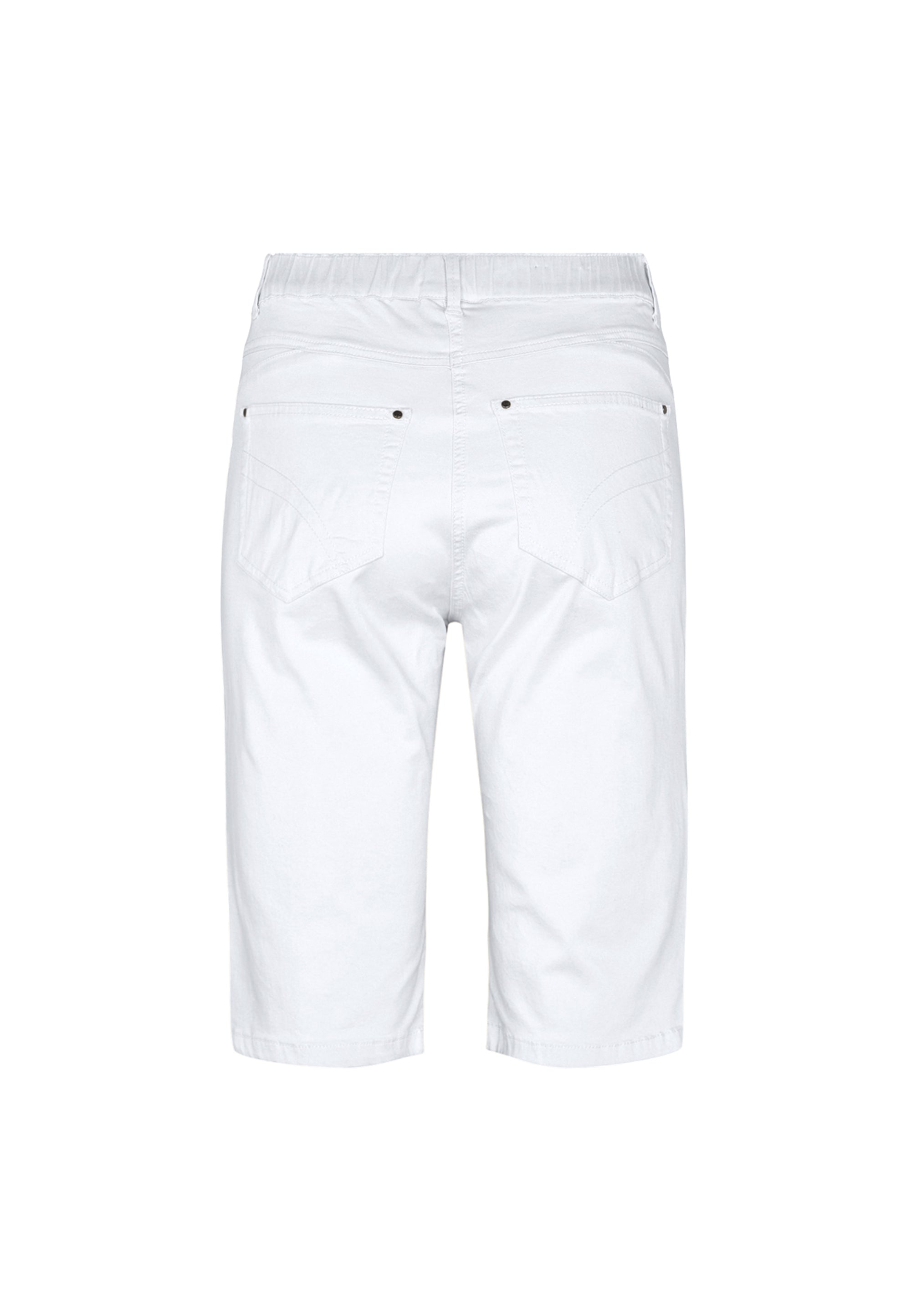 LAURIE Helen Straight Shorts Trousers STRAIGHT 10122 White
