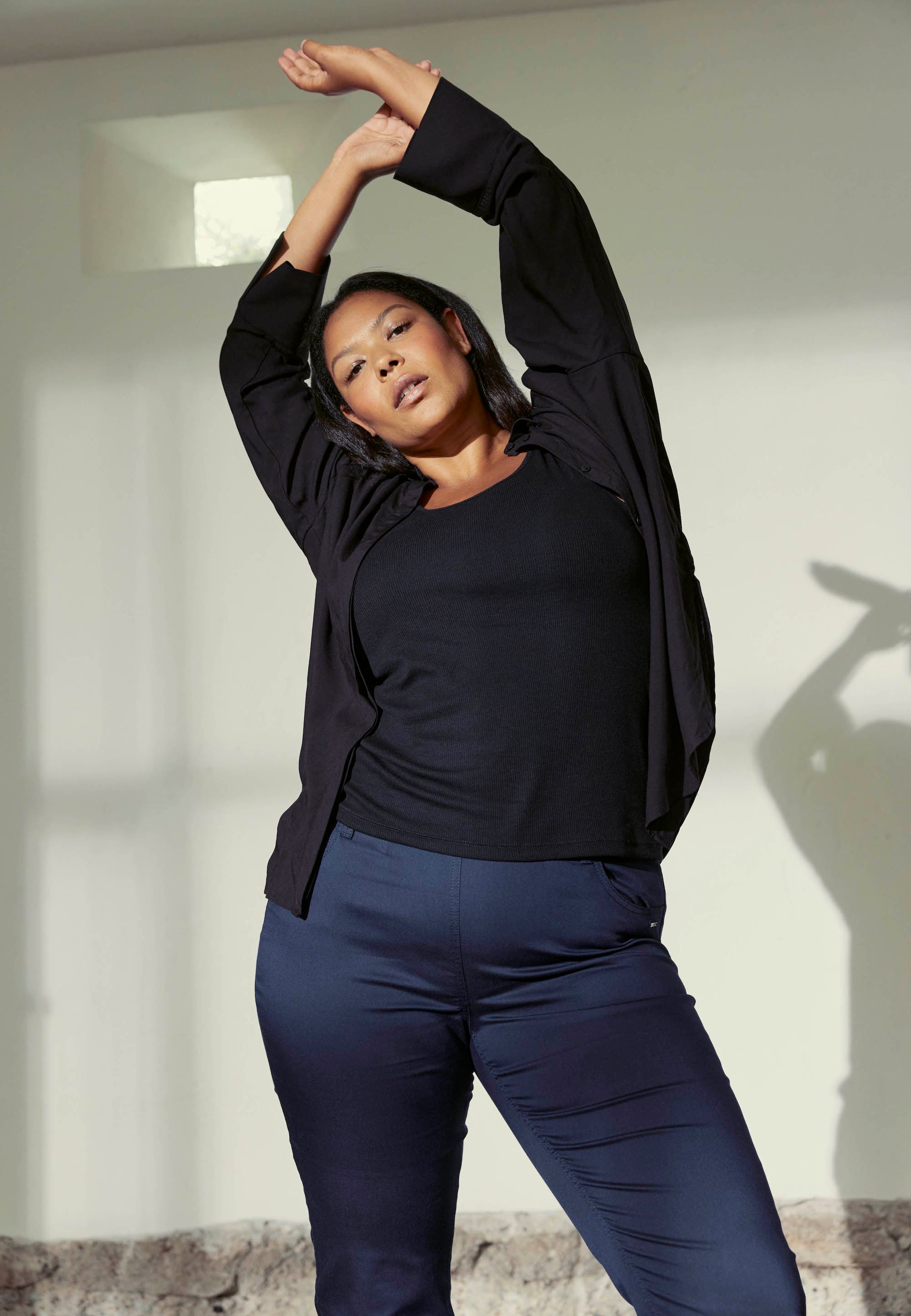 LAURIE Kelly Regular - Long Length Trousers REGULAR 49000 Navy