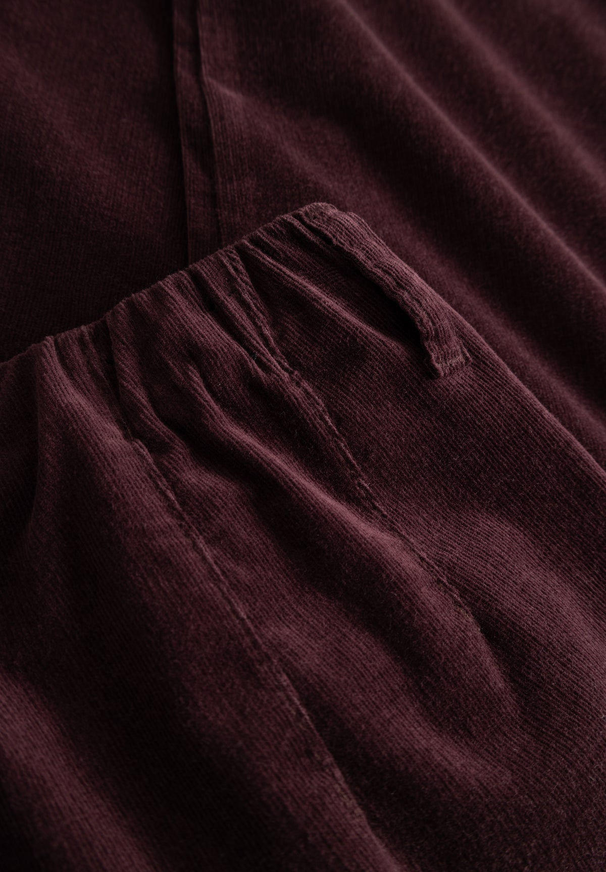 LAURIE Kelly Regular Fløyel - Medium Length Regular 68000 Dark Plum