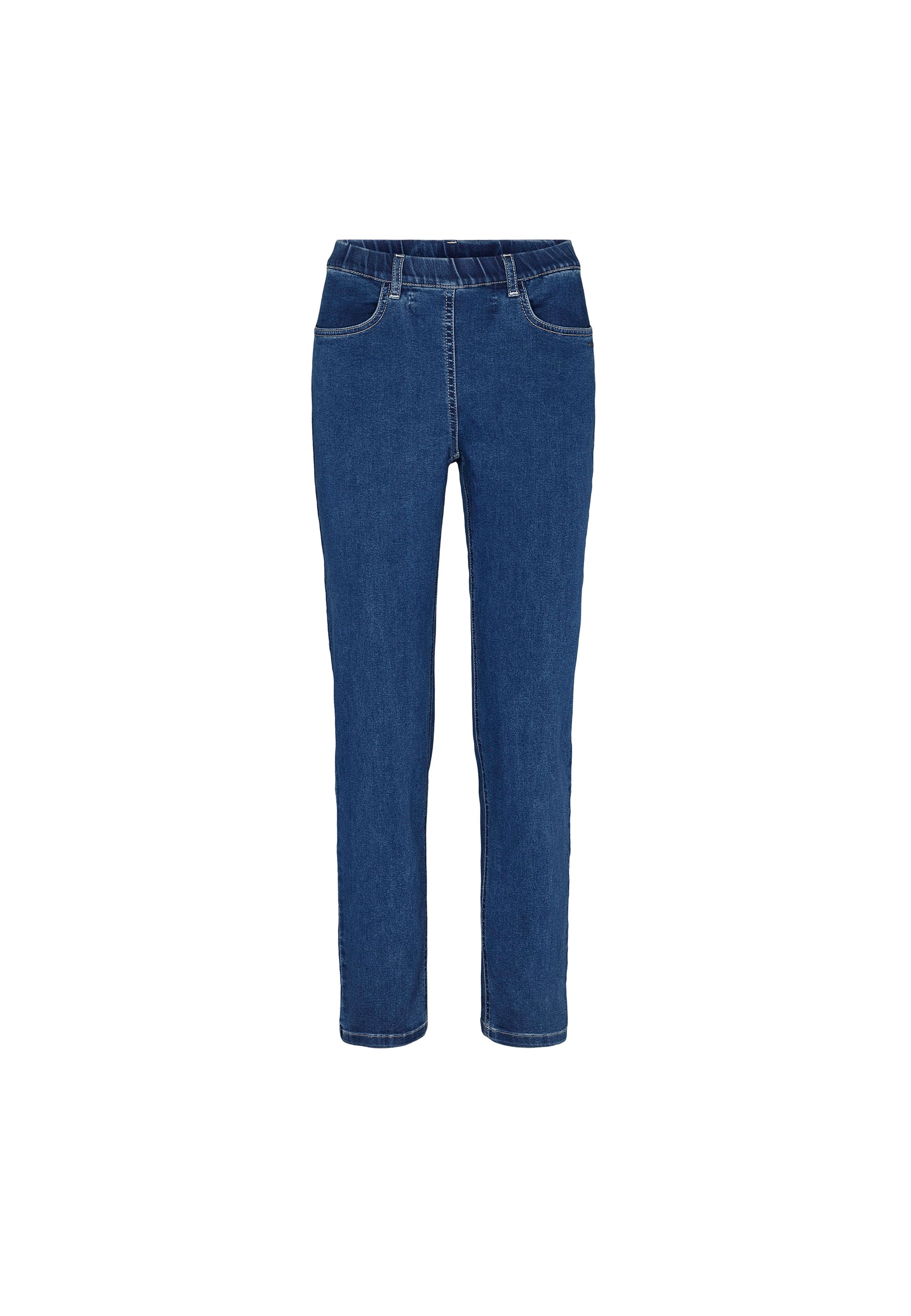LAURIE Kelly Regular - Medium Length Trousers REGULAR 49401 Blue Denim