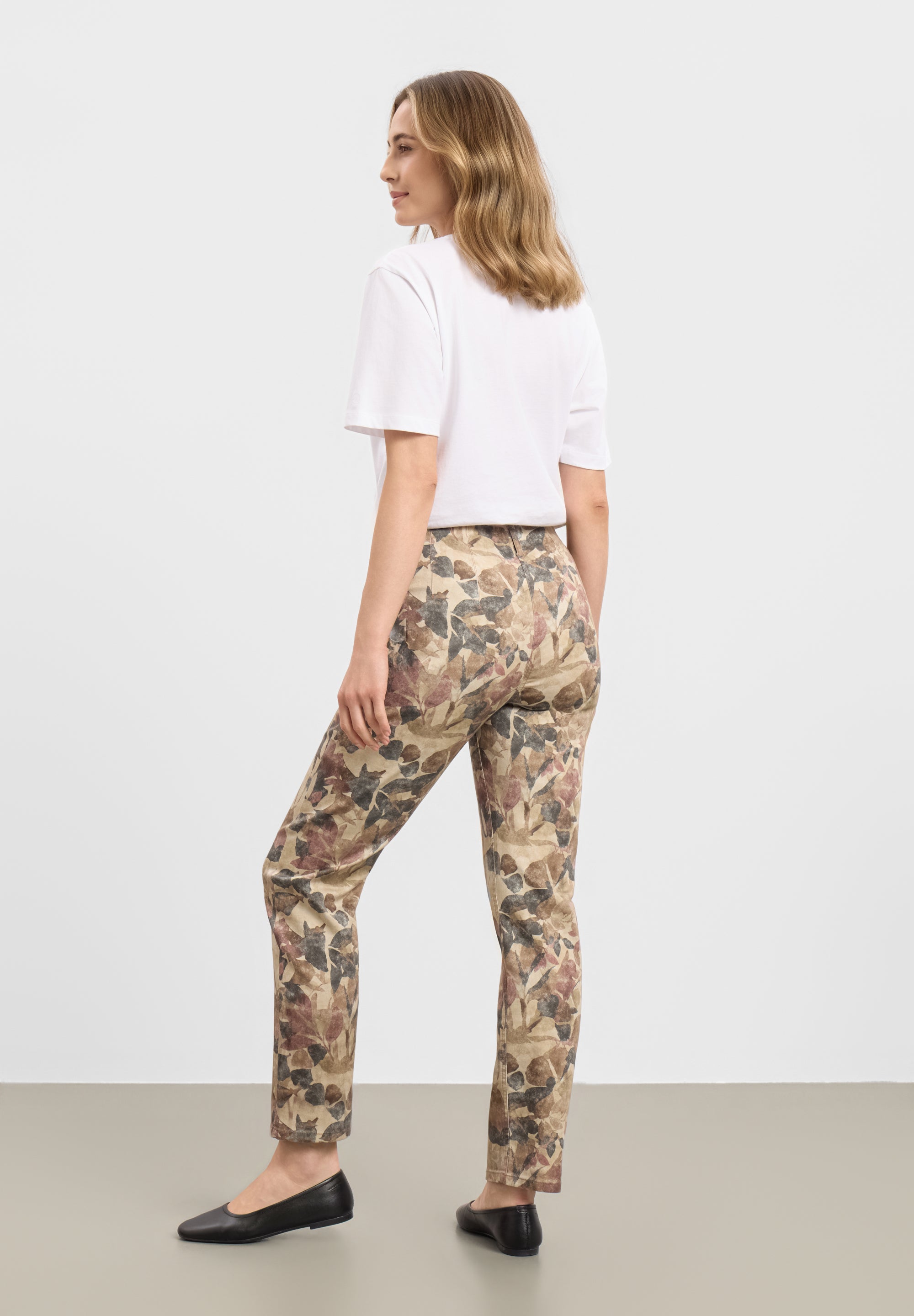 LAURIE Kelly Regular - Short Length Regular 68141 Plum Botany Print