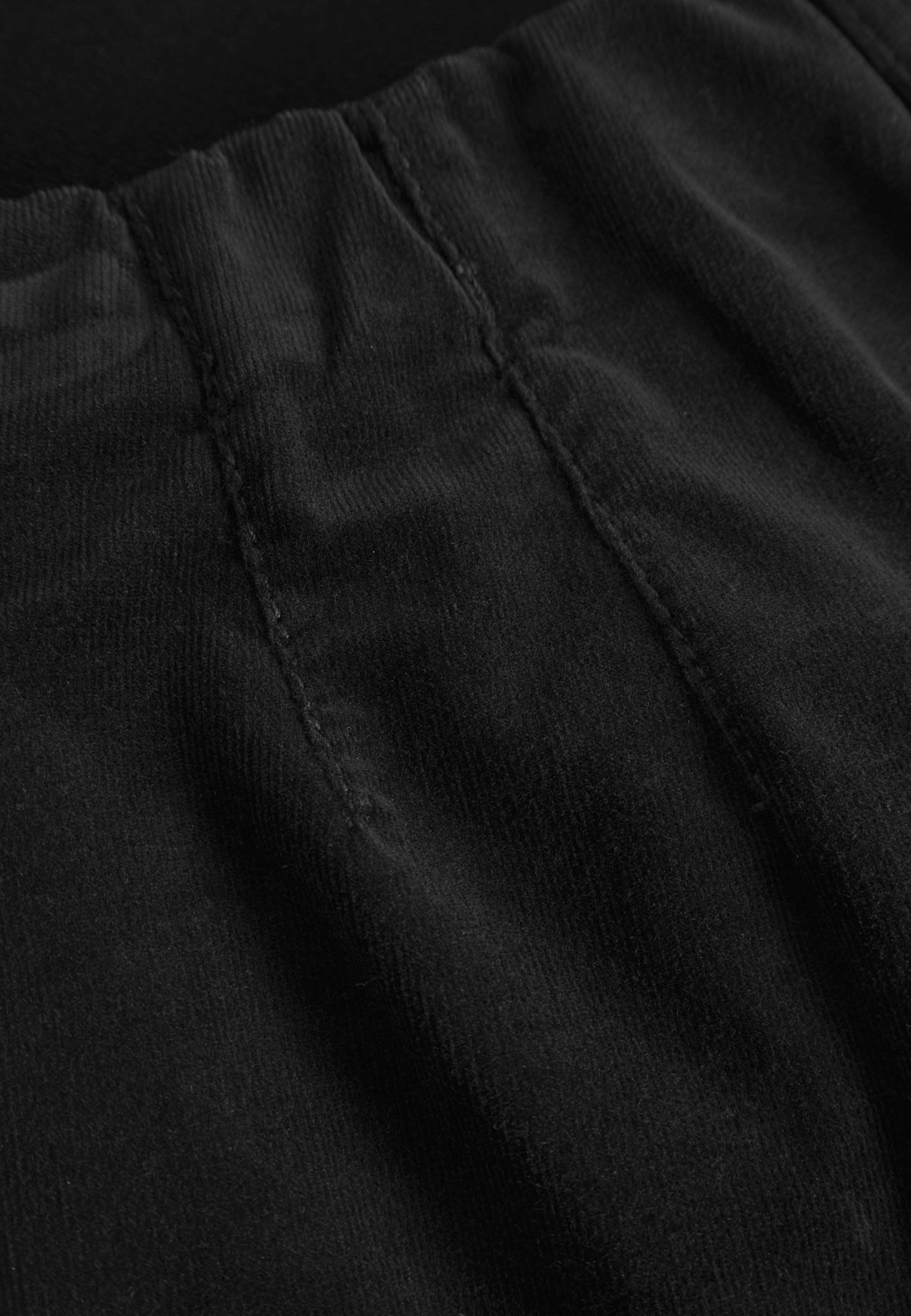 LAURIE Kelly Regular fløyel - Medium Length Regular 99000 Black