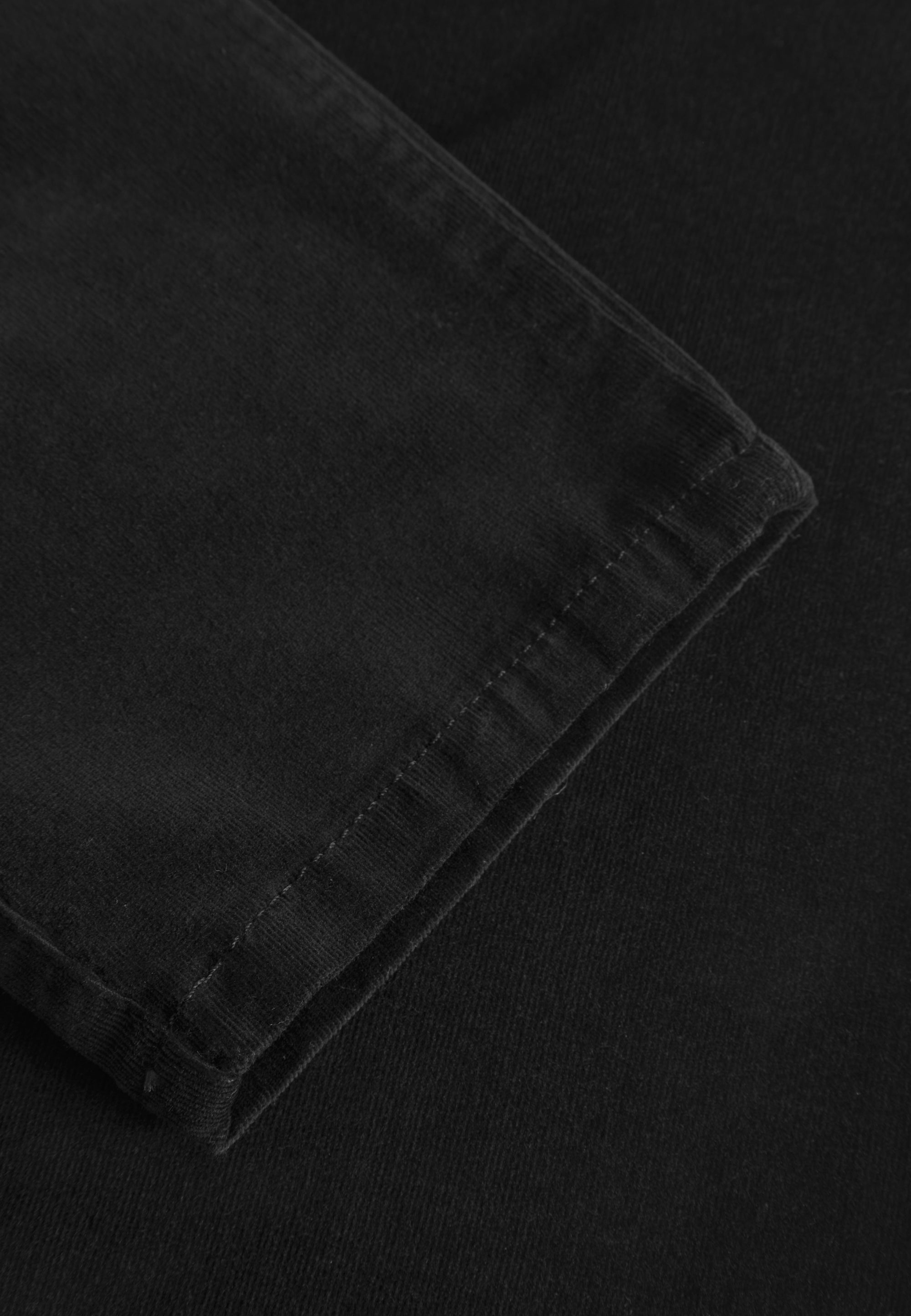LAURIE Kelly Regular fløyel - Medium Length Regular 99000 Black