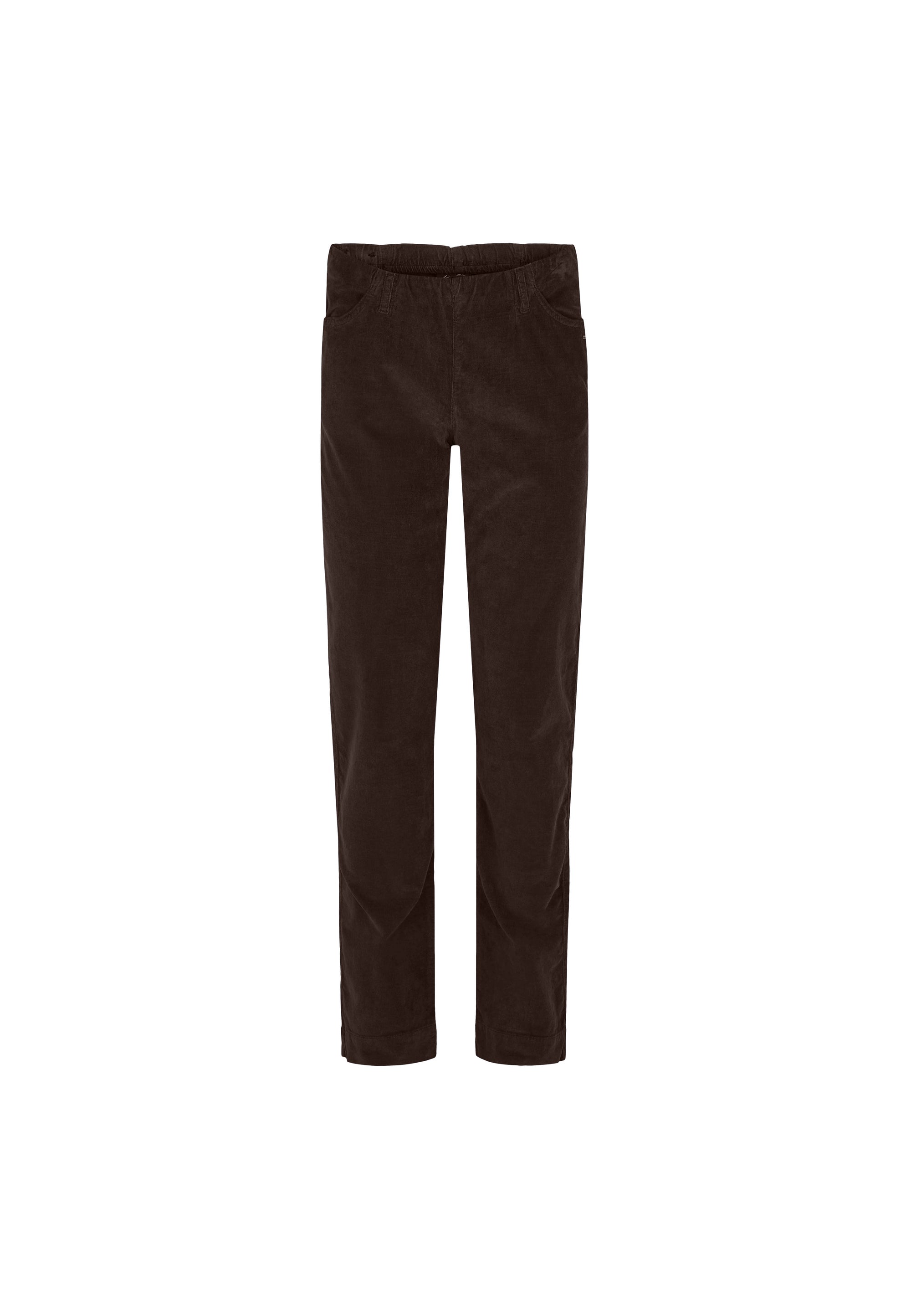 LAURIE  Kelly Regular fløyel - Medium Length Trousers REGULAR 88000 Brown