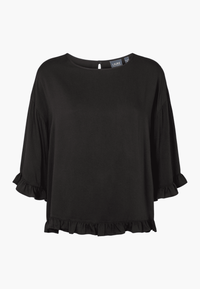 LAURIE Nova Blouse SS Relaxed 99000 Black
