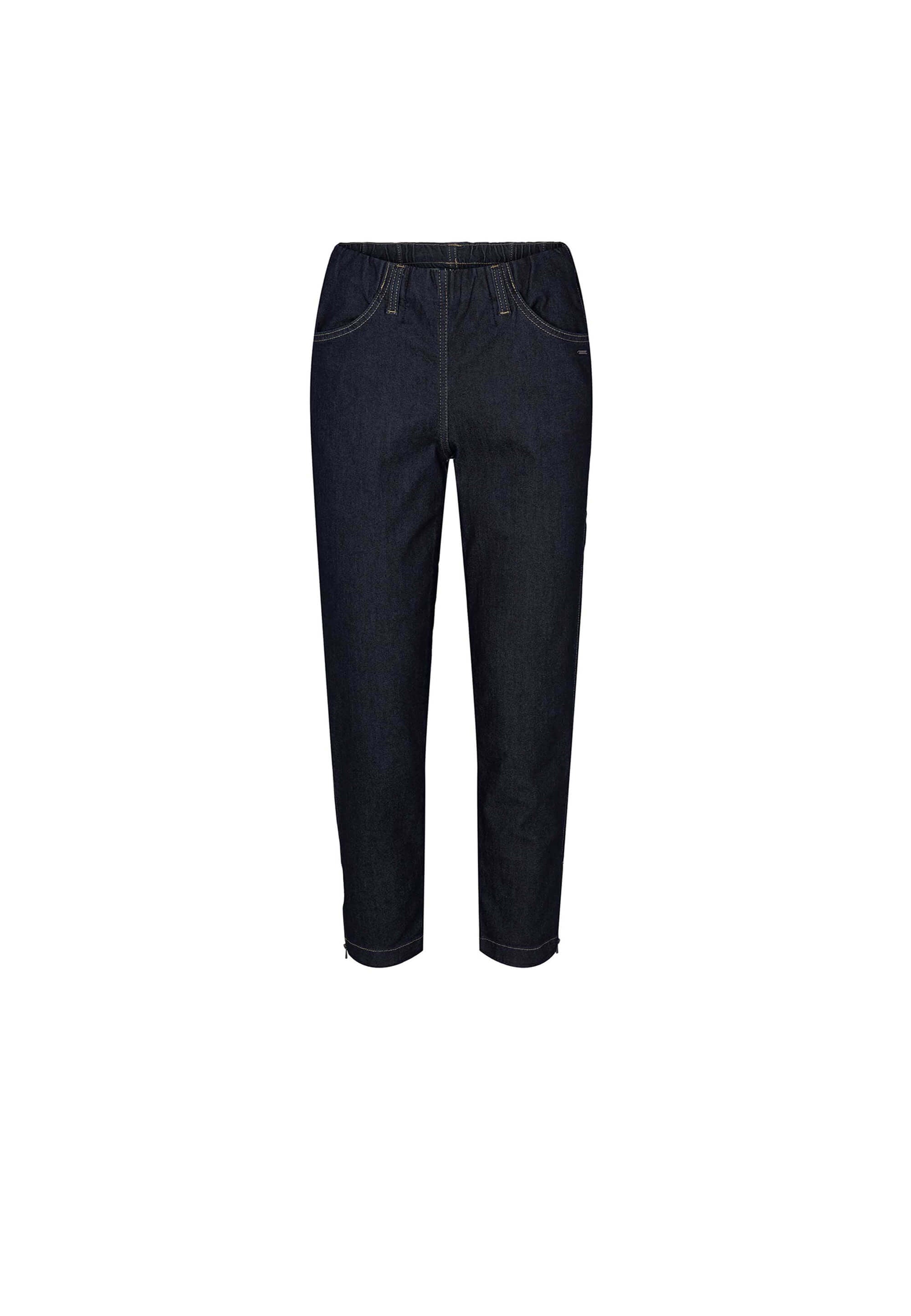 LAURIE Patricia Regular Crop Trousers REGULAR 49501 Dark Blue Denim