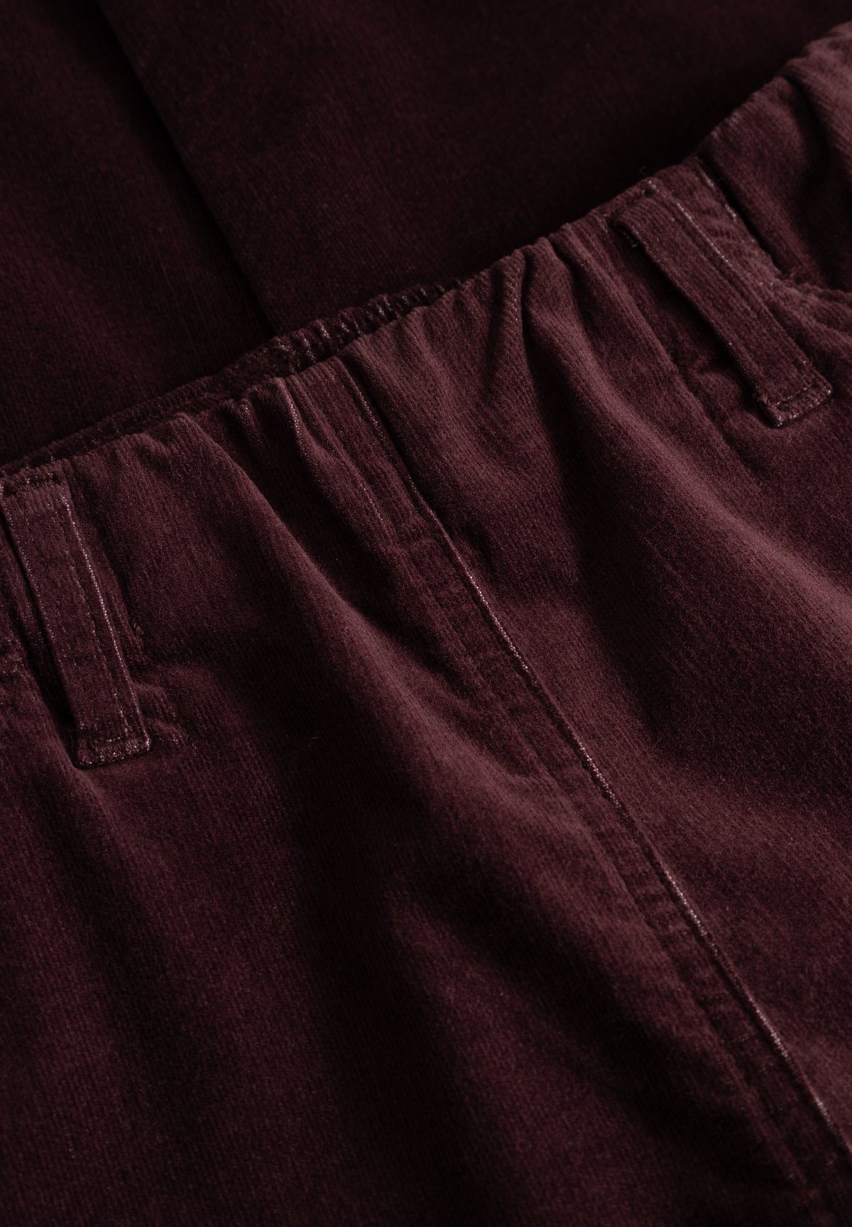 LAURIE Piper Pure Regular Fløyel - Cropped Regular 68000 Dark Plum