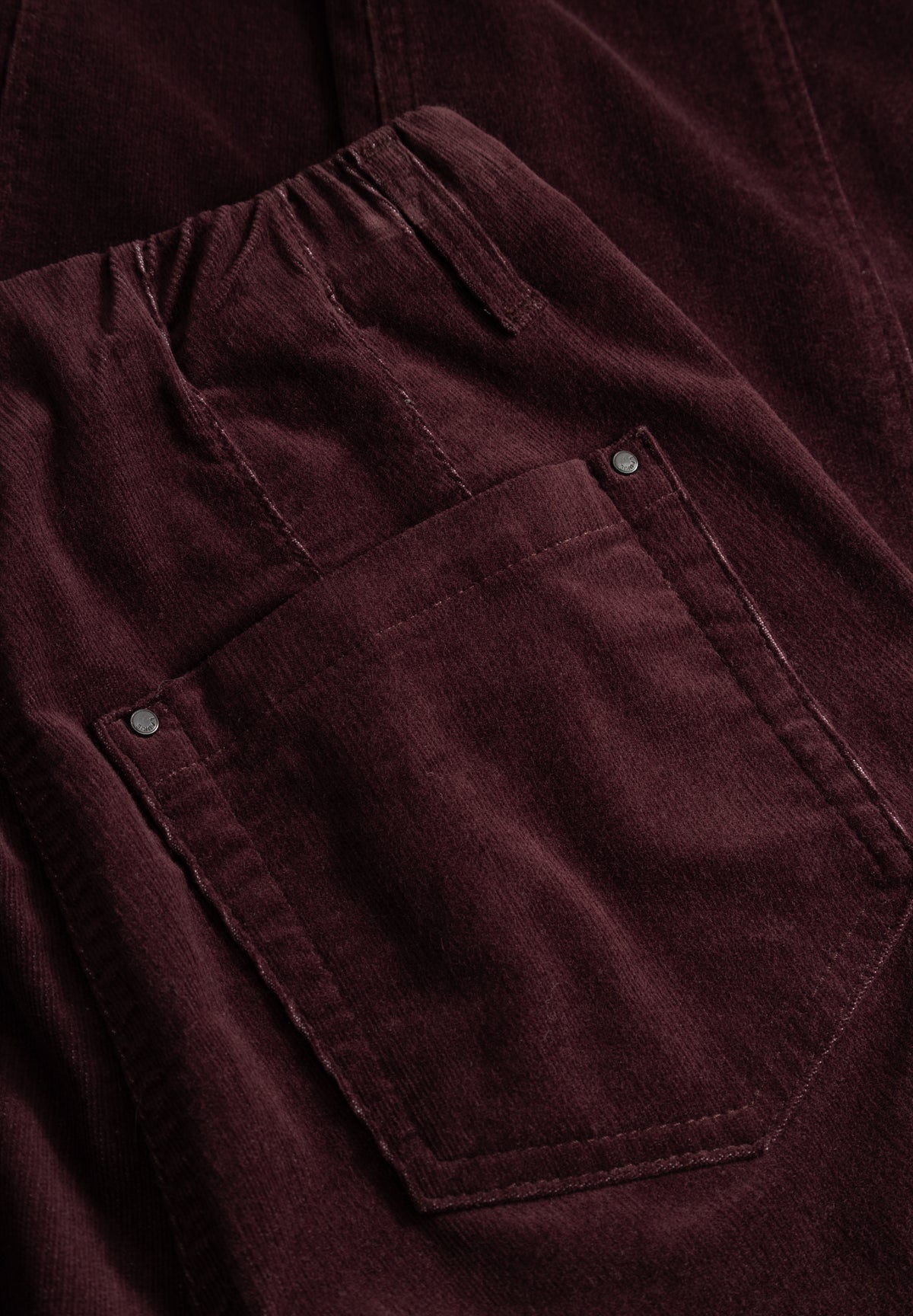 LAURIE Piper Pure Regular Fløyel - Cropped Regular 68000 Dark Plum