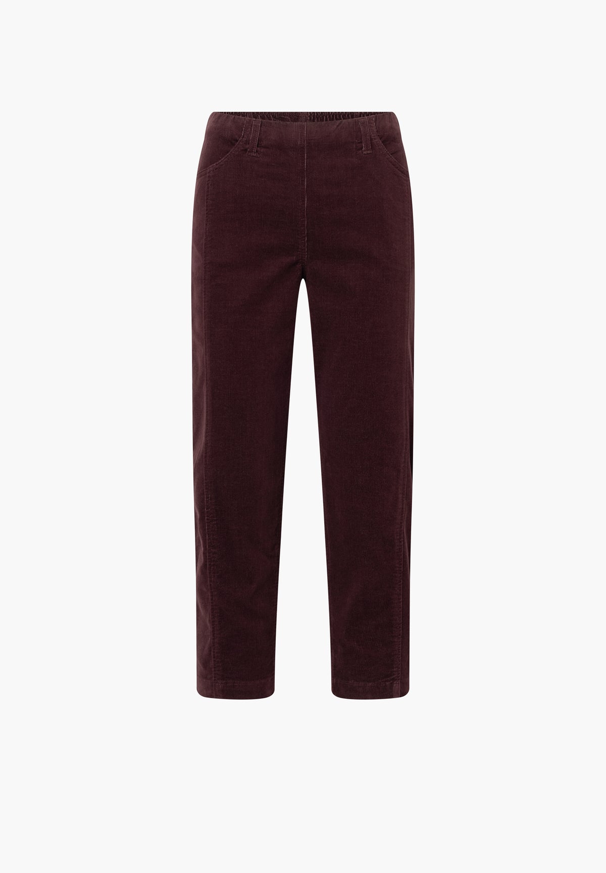 LAURIE Piper Pure Regular Fløyel - Cropped Regular 68000 Dark Plum