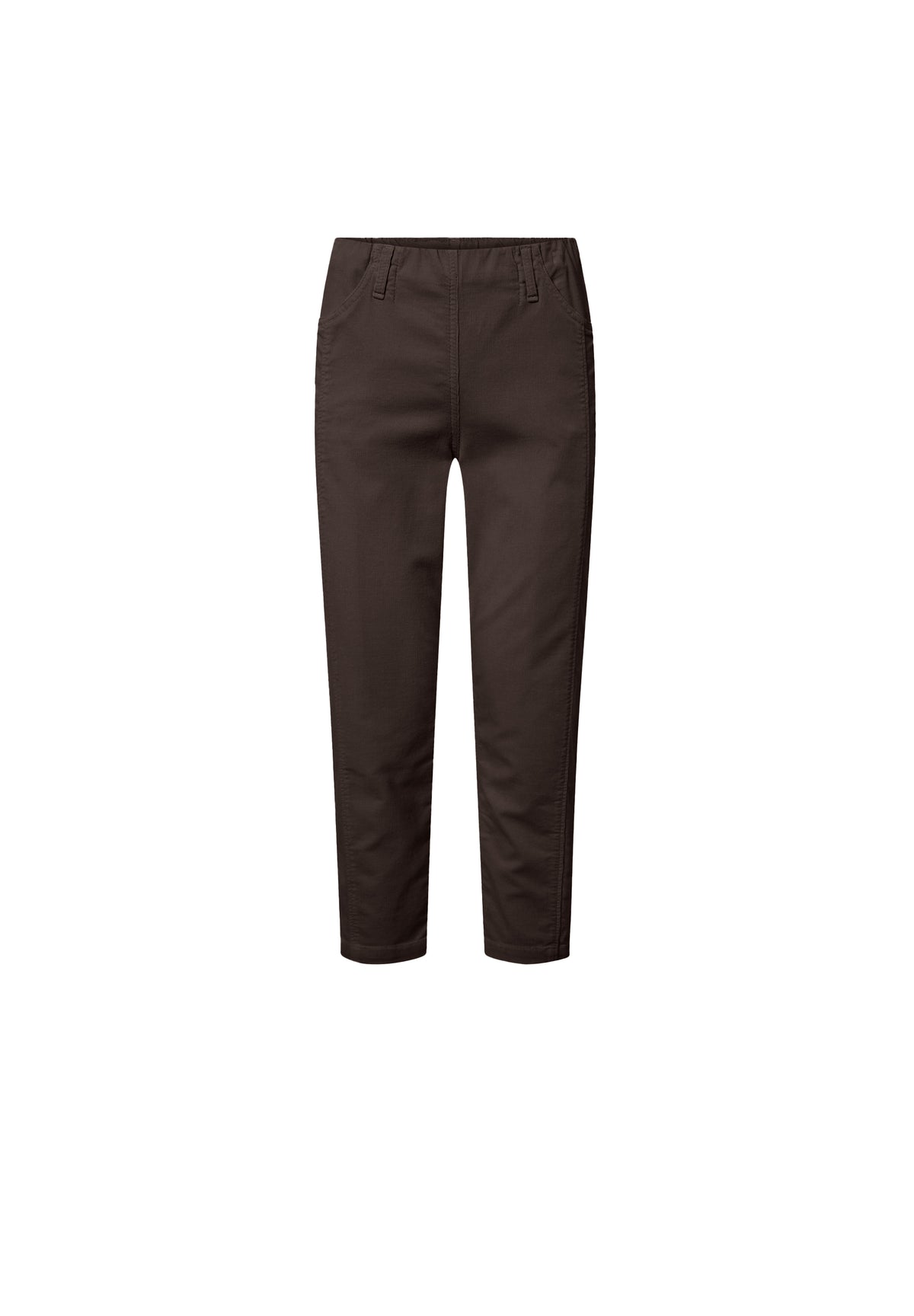 LAURIE Piper Pure Regular Fløyel - Cropped Regular 88000 Brown