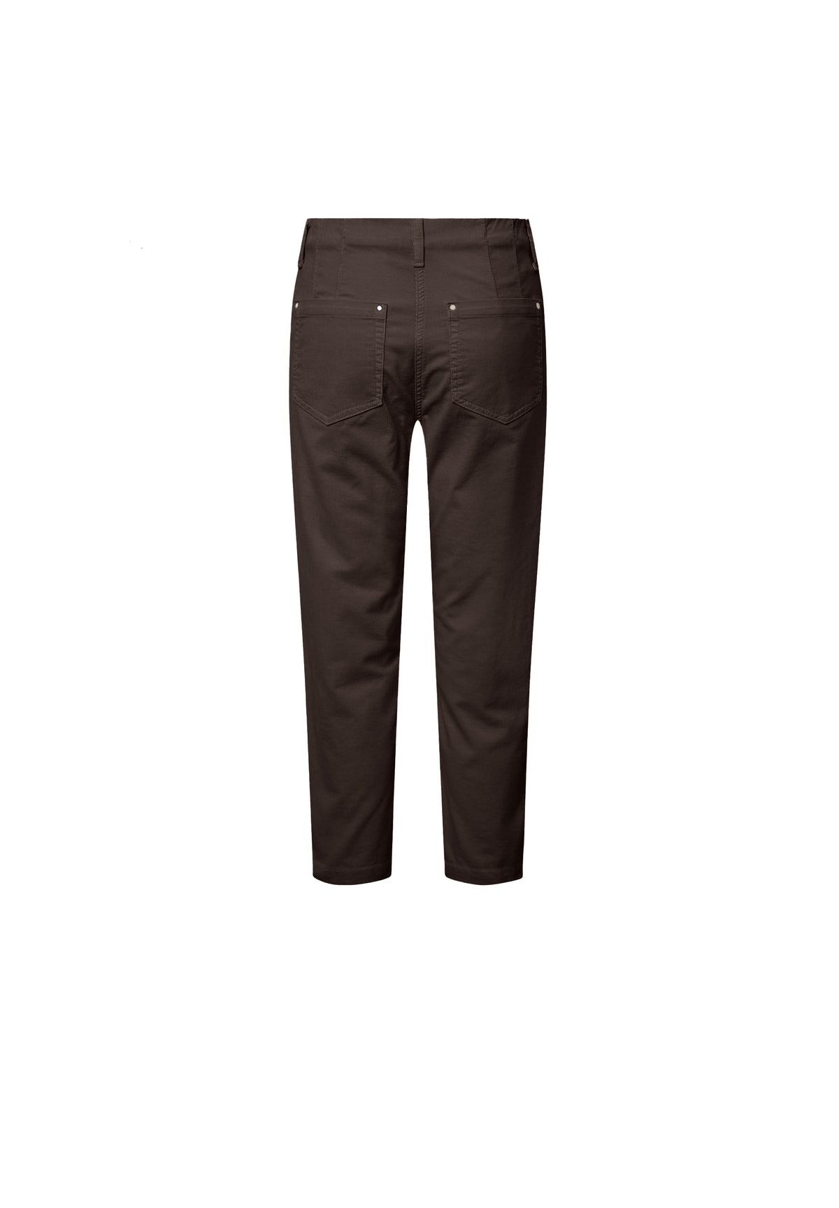 LAURIE Piper Pure Regular Fløyel - Cropped Regular 88000 Brown