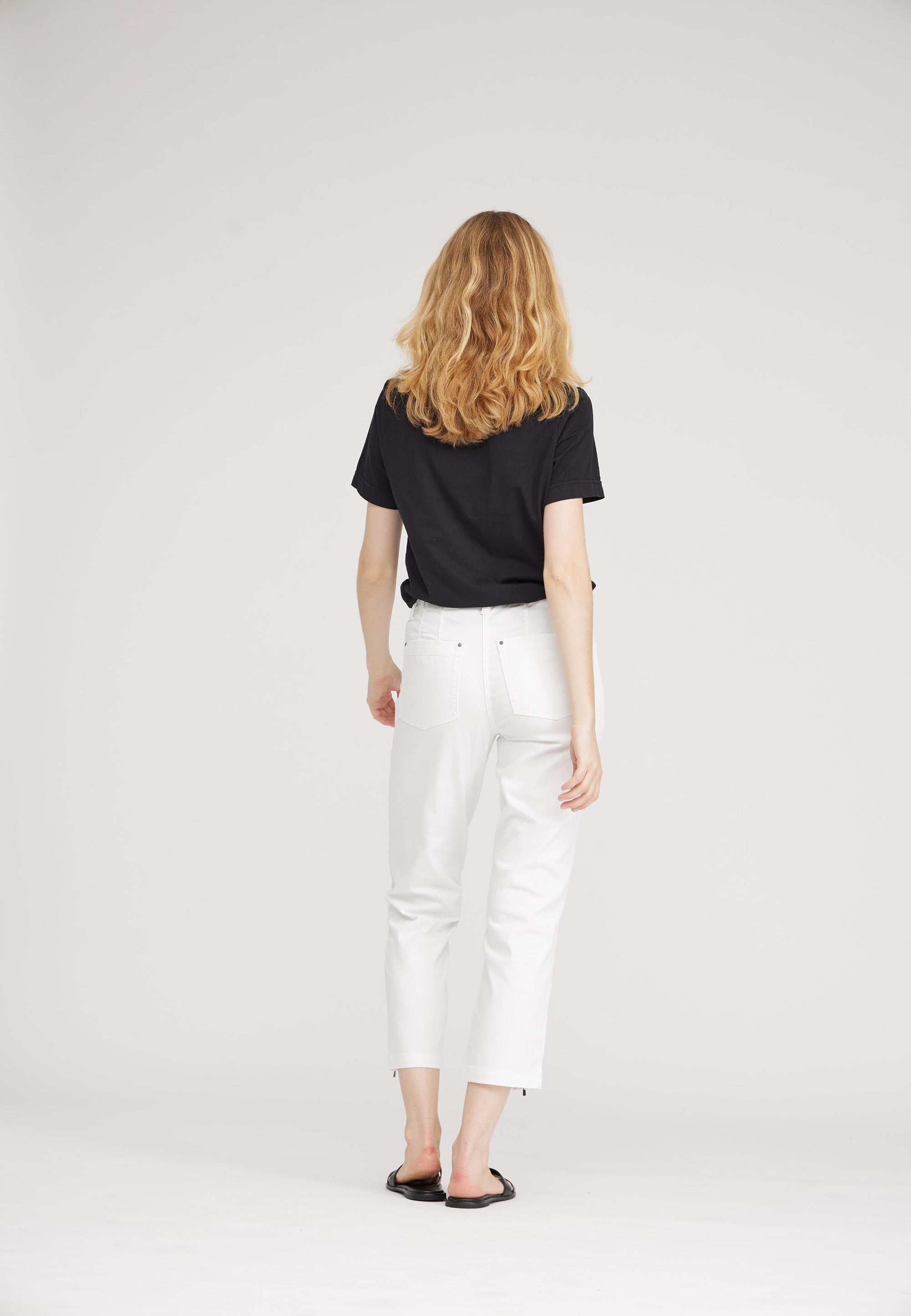 LAURIE Piper Regular Crop Trousers REGULAR 10000 White