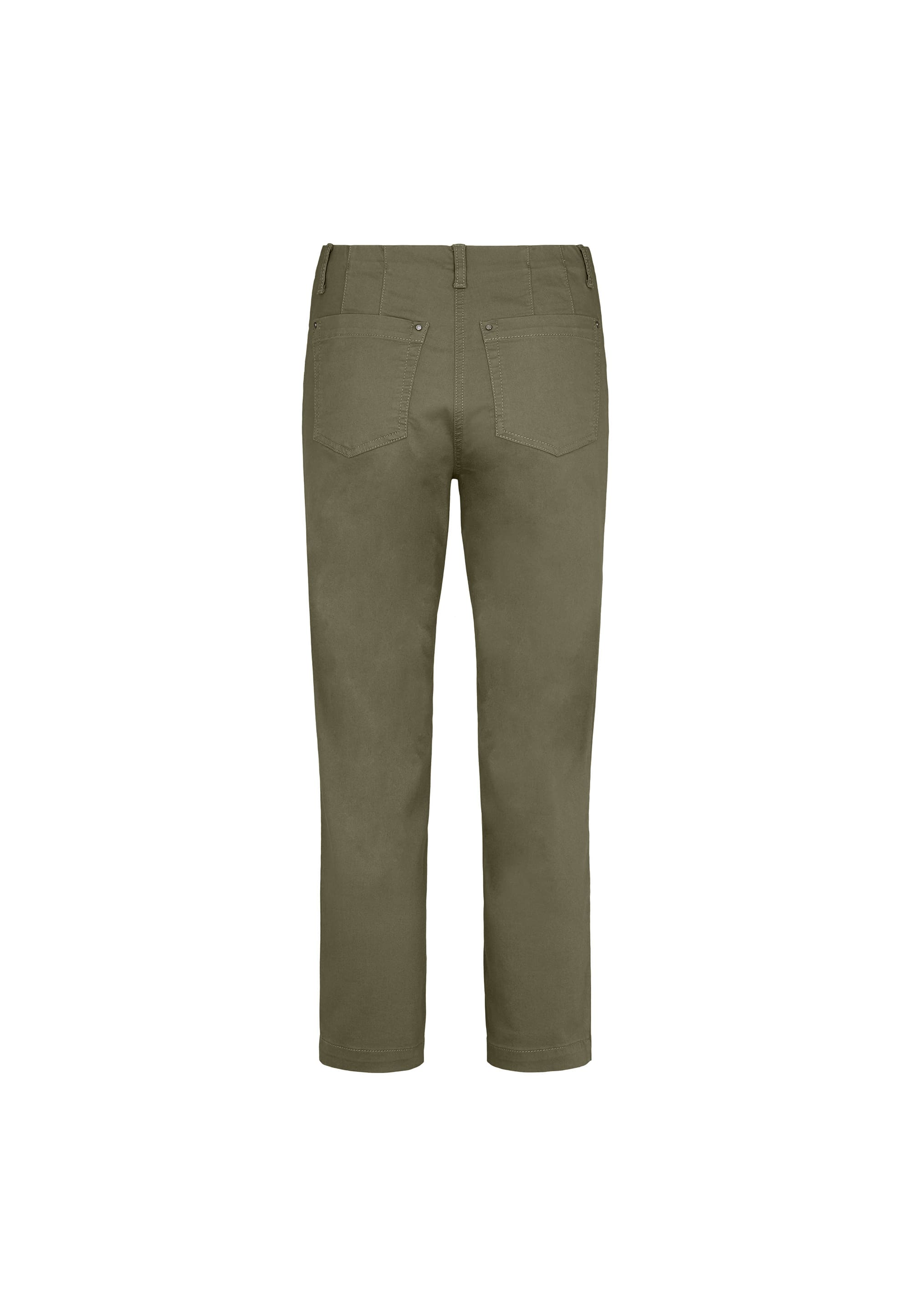 LAURIE Piper Regular Crop Trousers REGULAR 55000 Dried Olive
