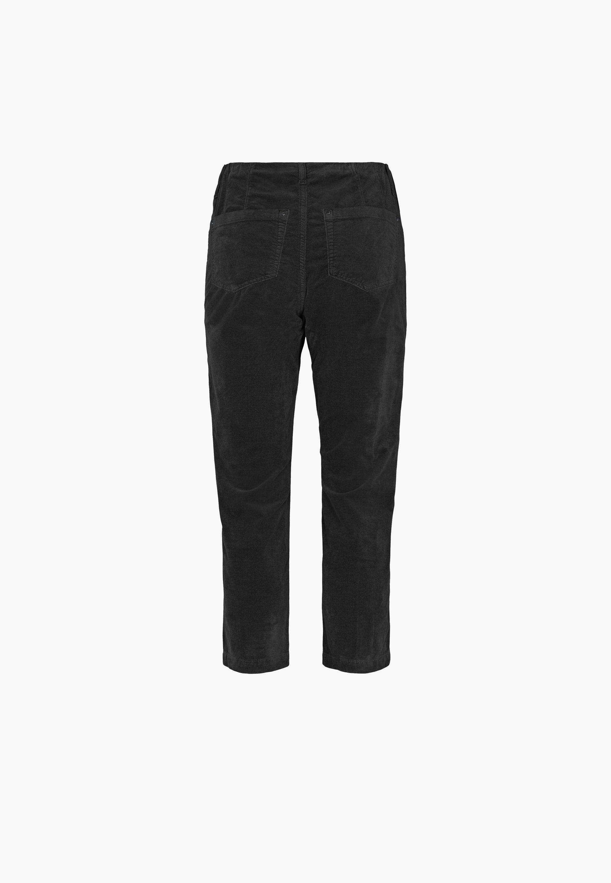 LAURIE  Piper Regular Fløyel Crop Regular 99000 Black