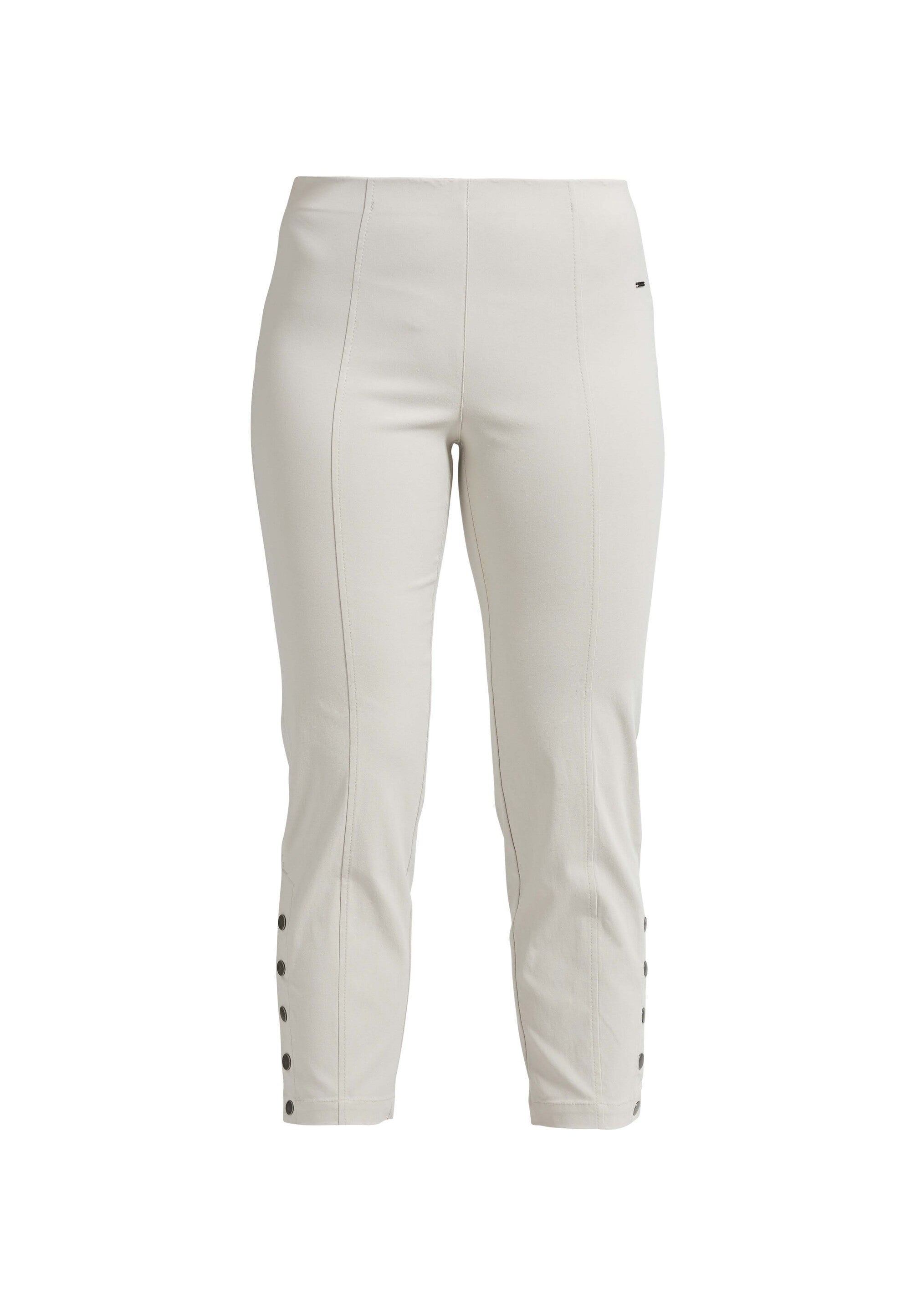 LAURIE Polly Regular Crop Trousers REGULAR 25137 Grey Sand