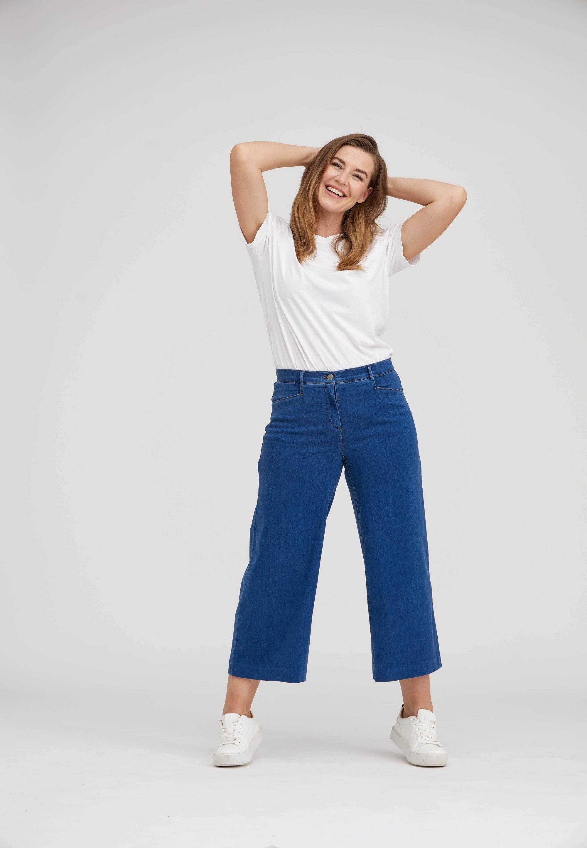 LAURIE Rachel Loose Crop Loose 44505 Blue Denim