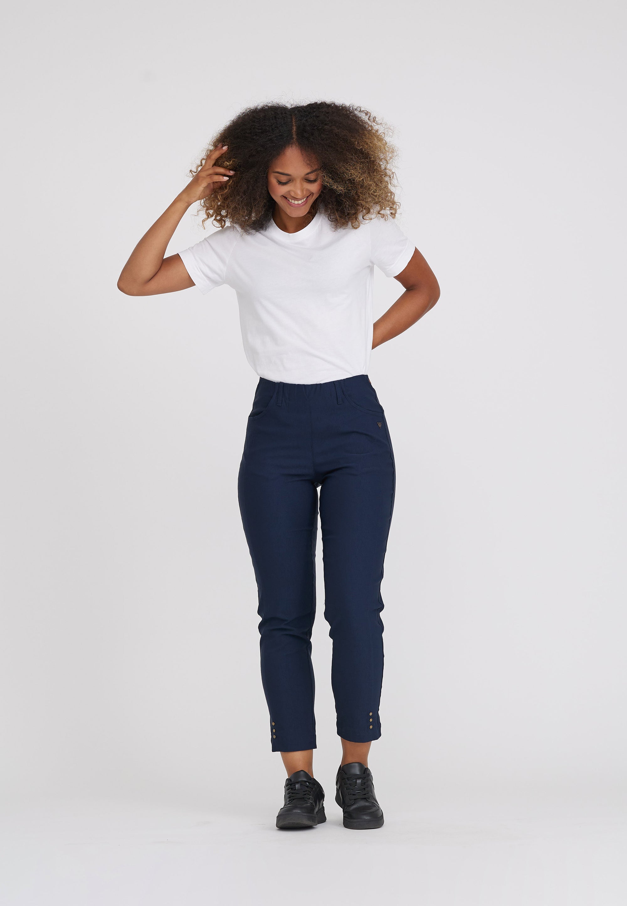 LAURIE  Rose Regular Crop Regular 49970 Navy