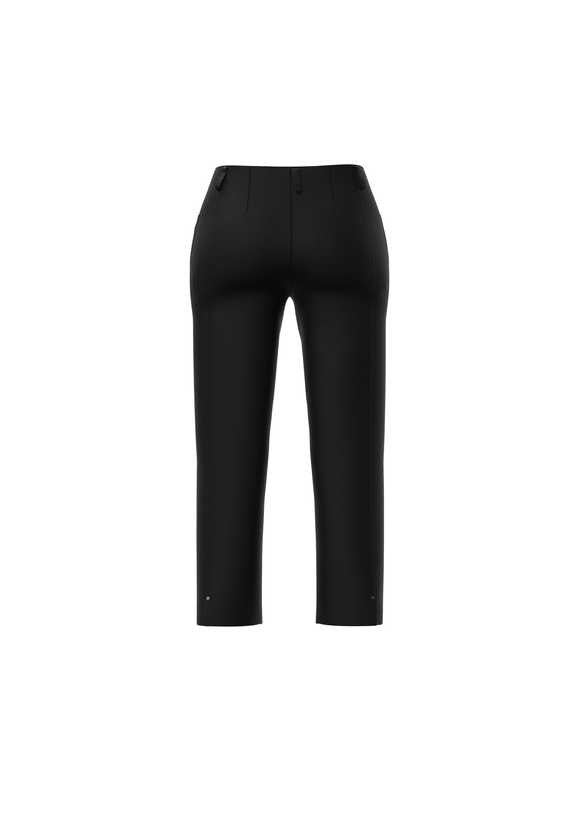 LAURIE Rose Regular Crop Trousers REGULAR 99970 Black