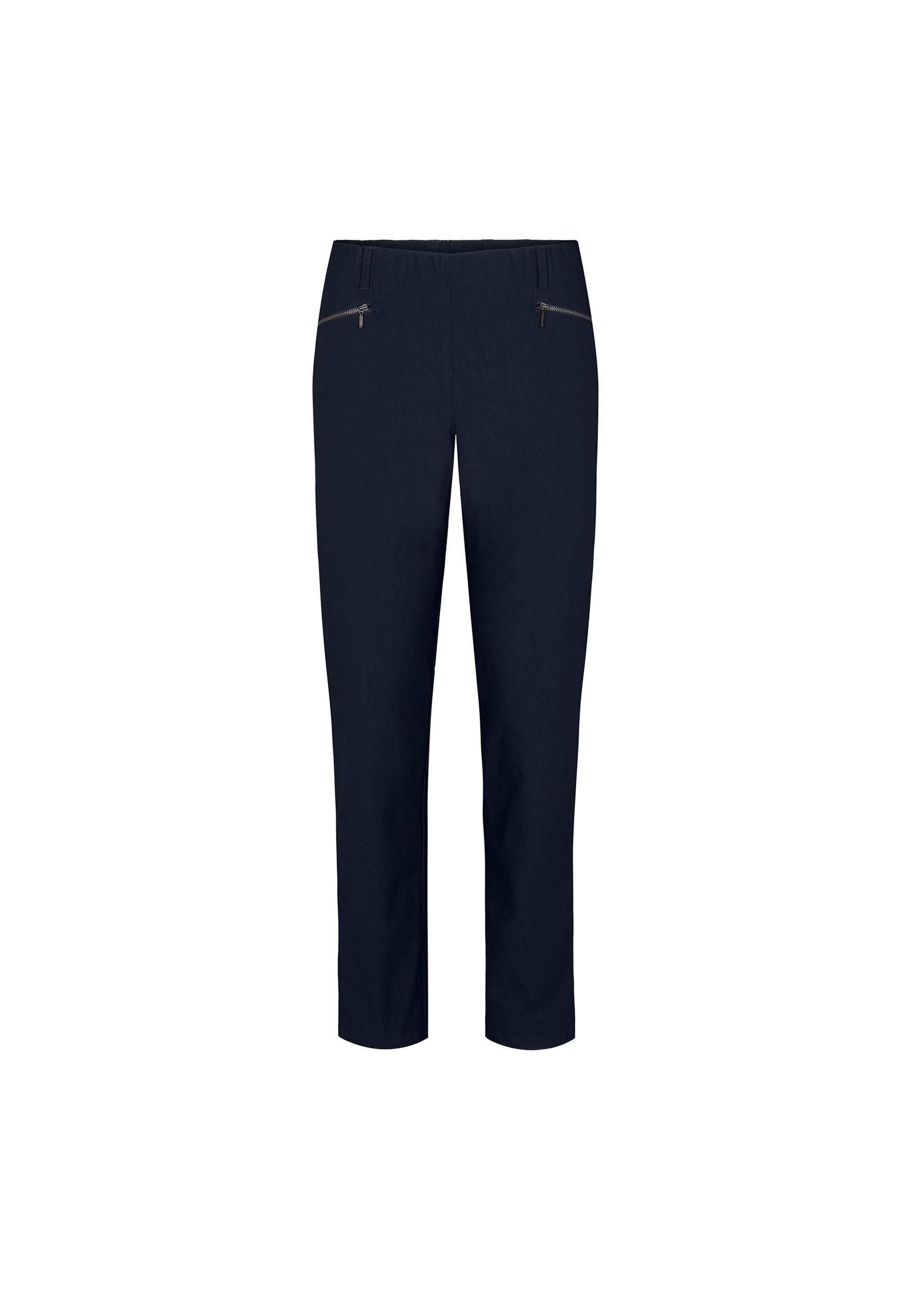 LAURIE Rylie Pocket Regular - Medium Length Trousers REGULAR 99971 Black Brushed