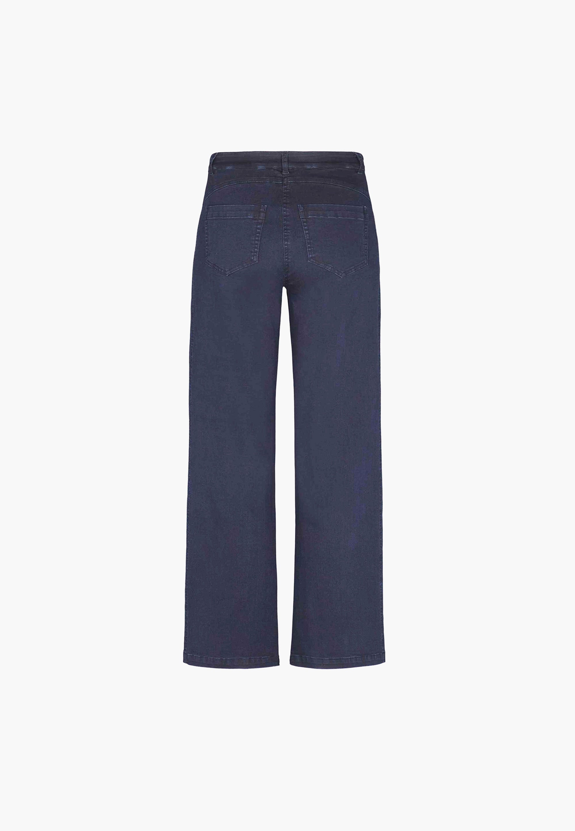 LAURIE  Serene 5-pocket Loose - Medium Length Loose 49520 Dark Blue Denim