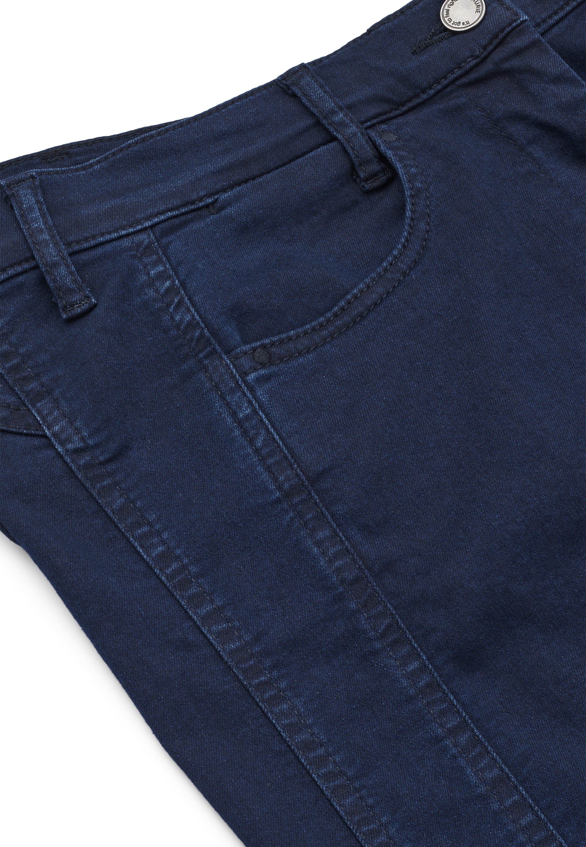 LAURIE  Serene 5-pocket Slim - Short Length Trousers SLIM 49520 Dark Blue Denim