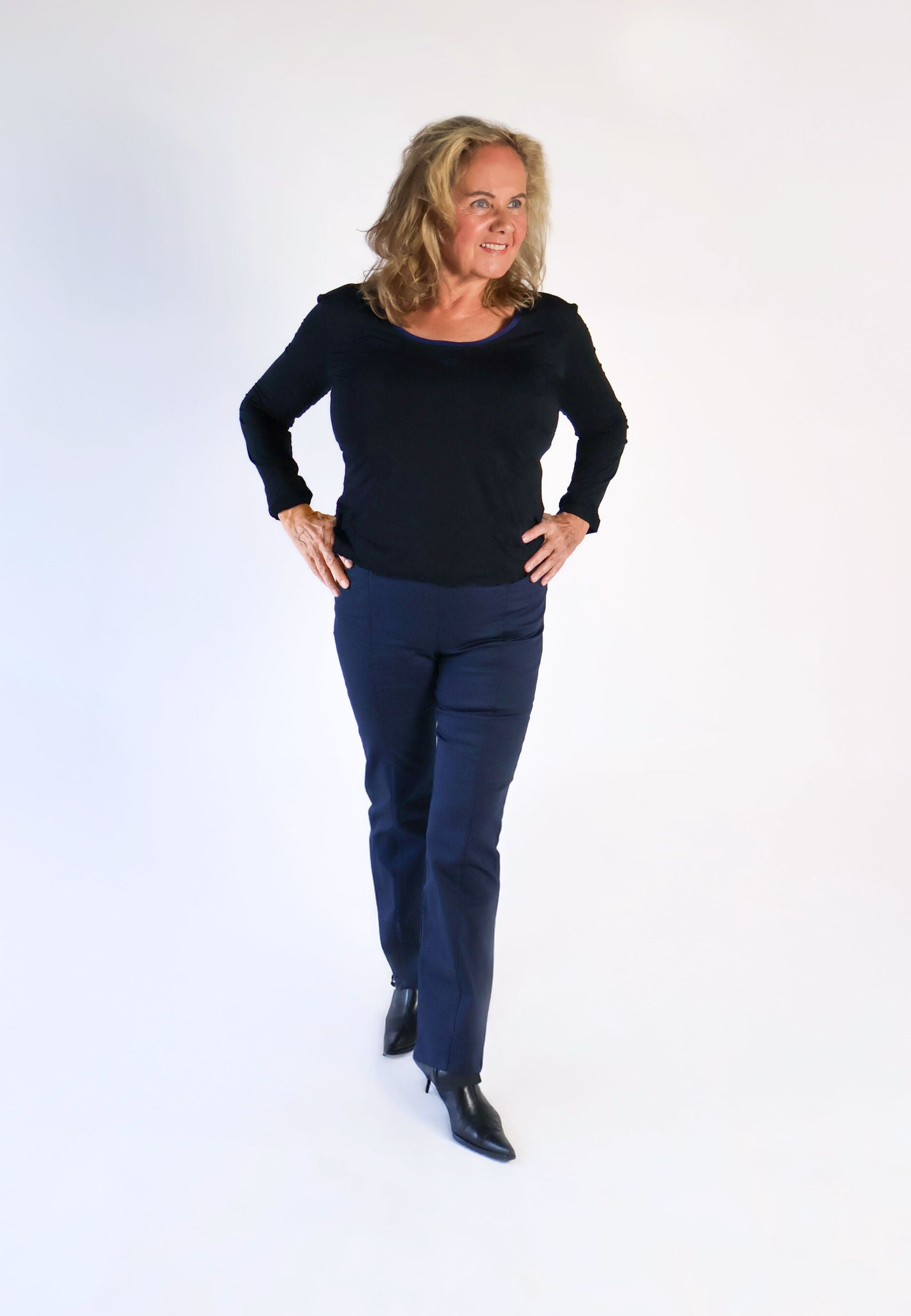 LAURIE Slender Rouge Regular - Medium Length Regular 49000 Navy