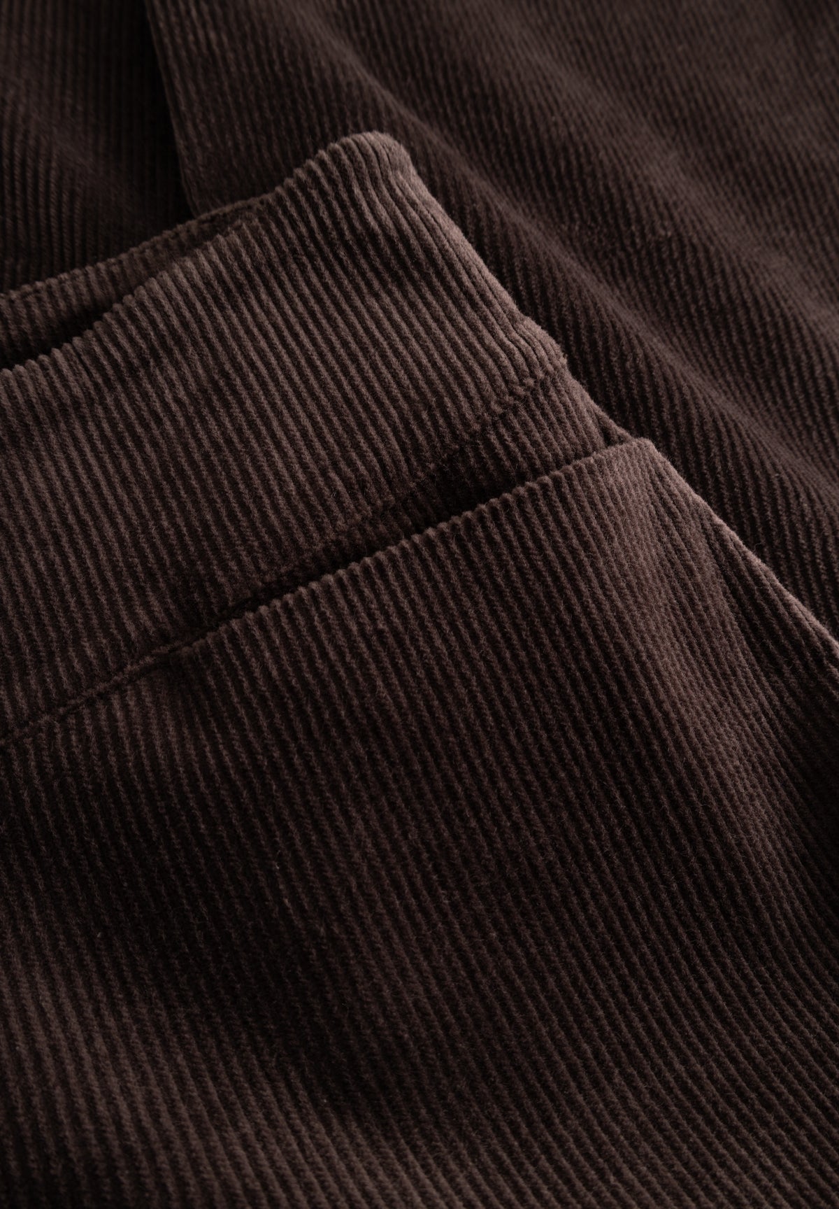 LAURIE Thea Straight Fløyel - Medium Length Straight 88000 Brown