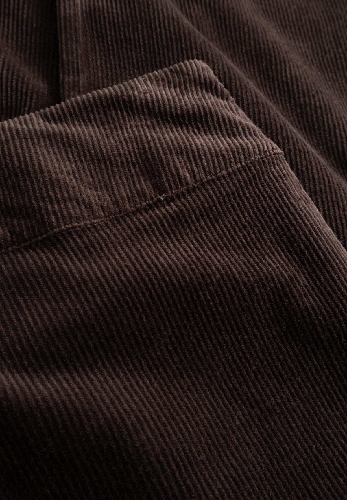 LAURIE Thea Straight Fløyel - Medium Length Straight 88000 Brown