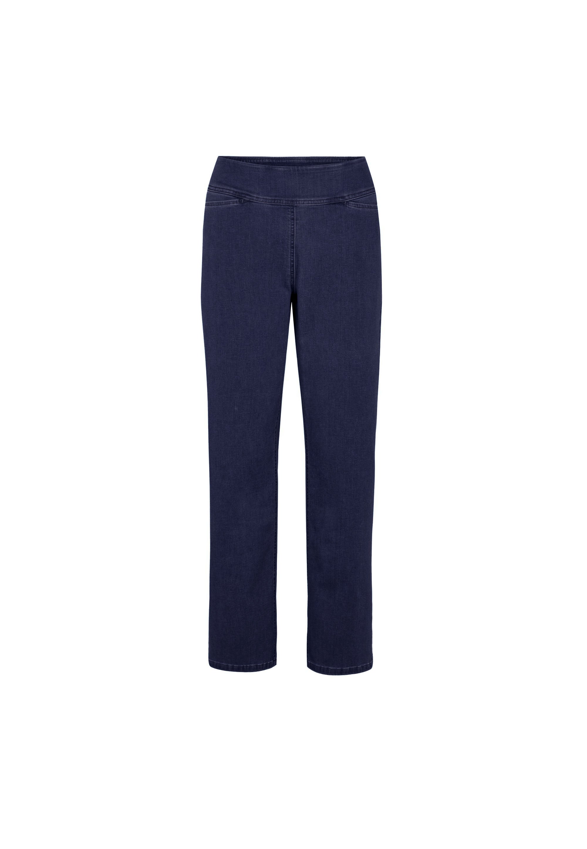 LAURIE Thea Straight - Medium Length Straight 49520 Dark Blue Denim