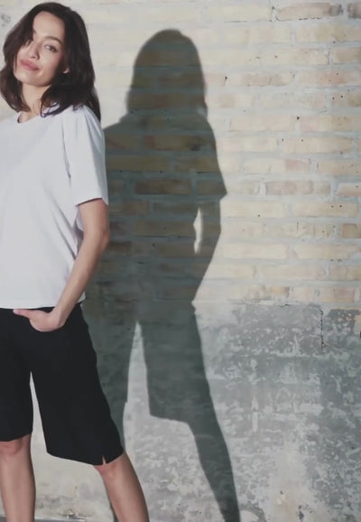 LAURIE Donna Loose Shorts Loose 99000 Black