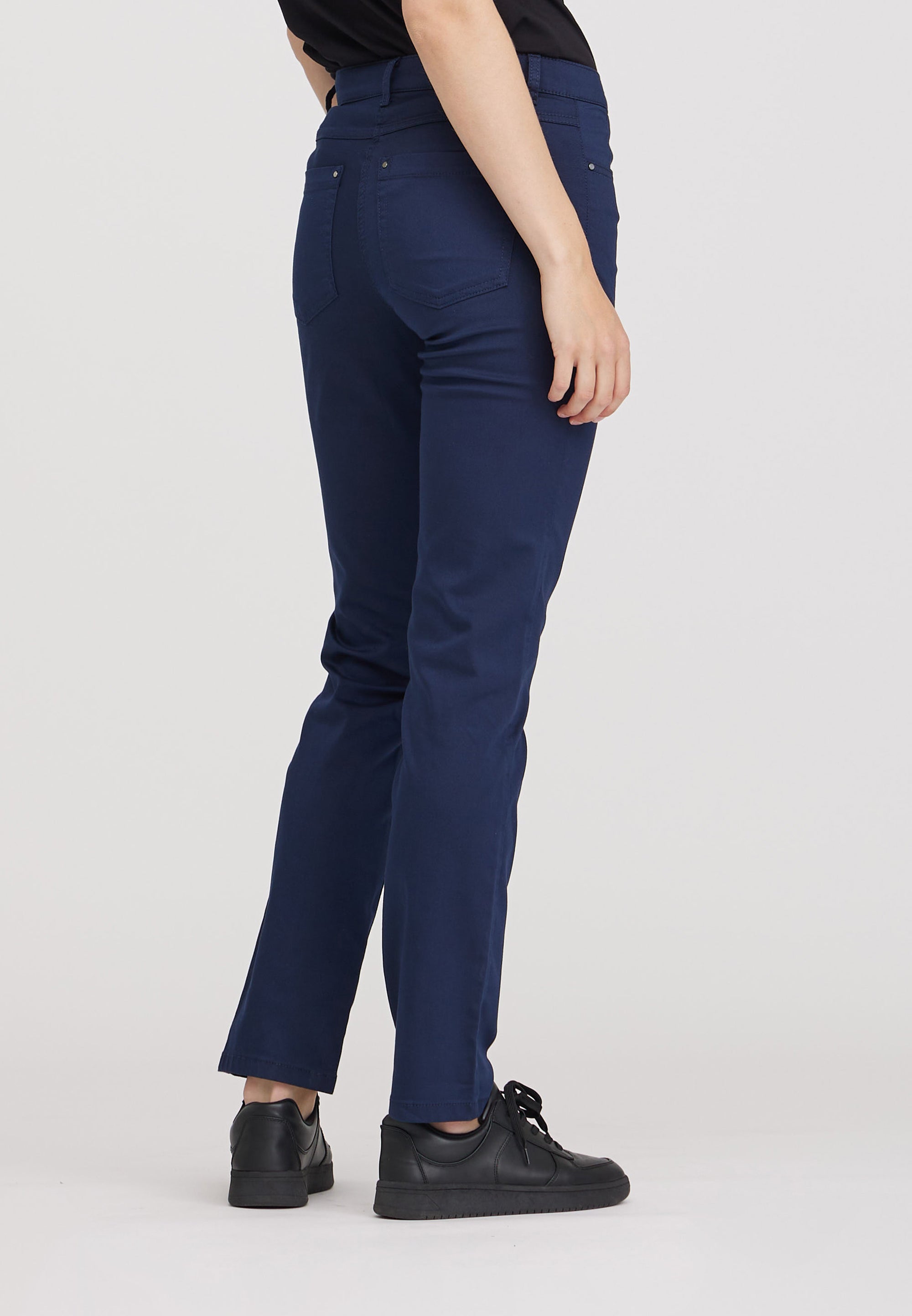 LAURIE Charlotte Regular - Medium Length Trousers REGULAR 49000 Navy