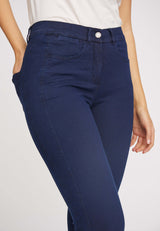 LAURIE Serene 5-pocket Slim SL Trousers SLIM 49520 Dark Blue Denim
